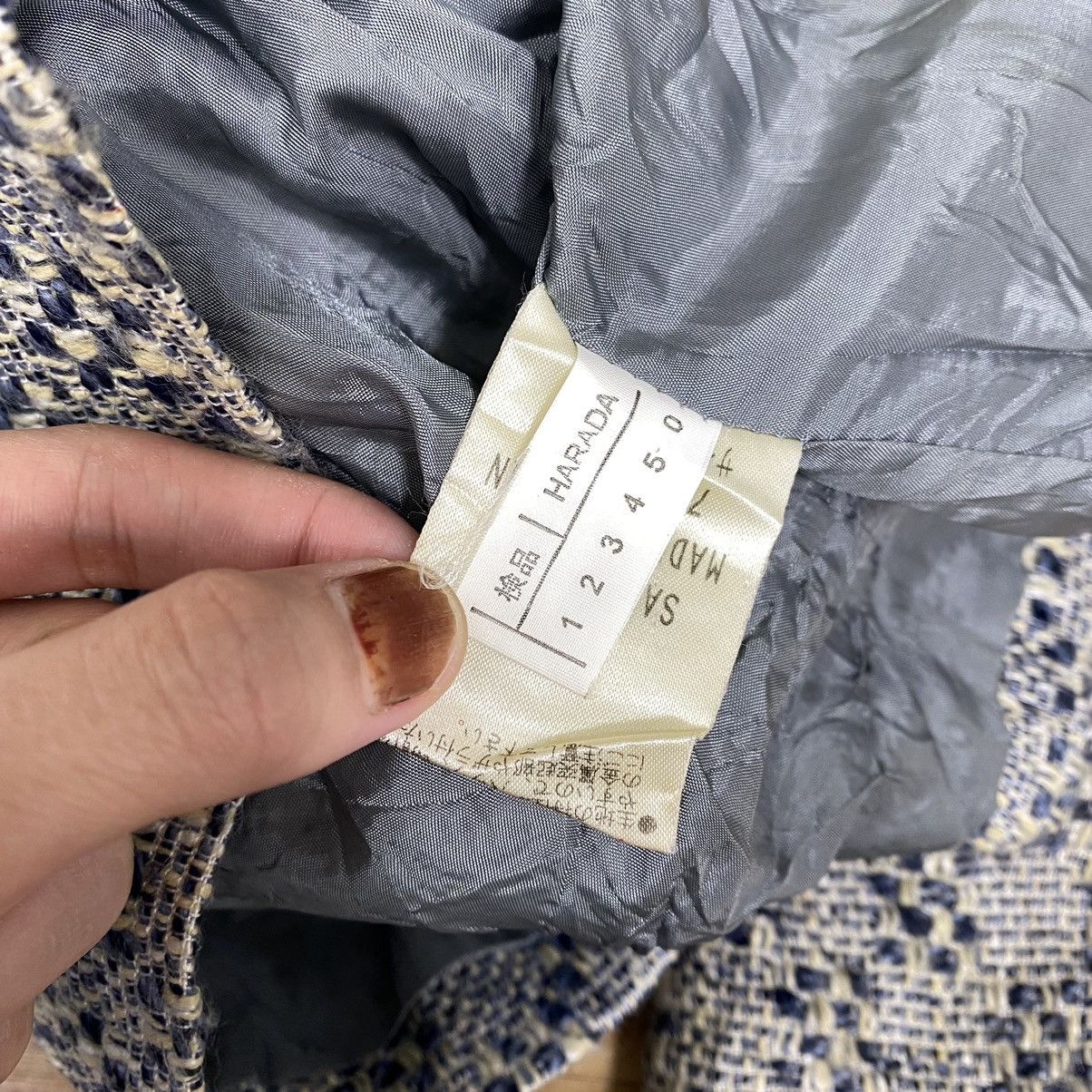 Japanese Brand LEILIAN Japanese Brand Button Up Wool Tweed Grey Blazer Size M / US 6-8 / IT 42-44 - 7 Thumbnail
