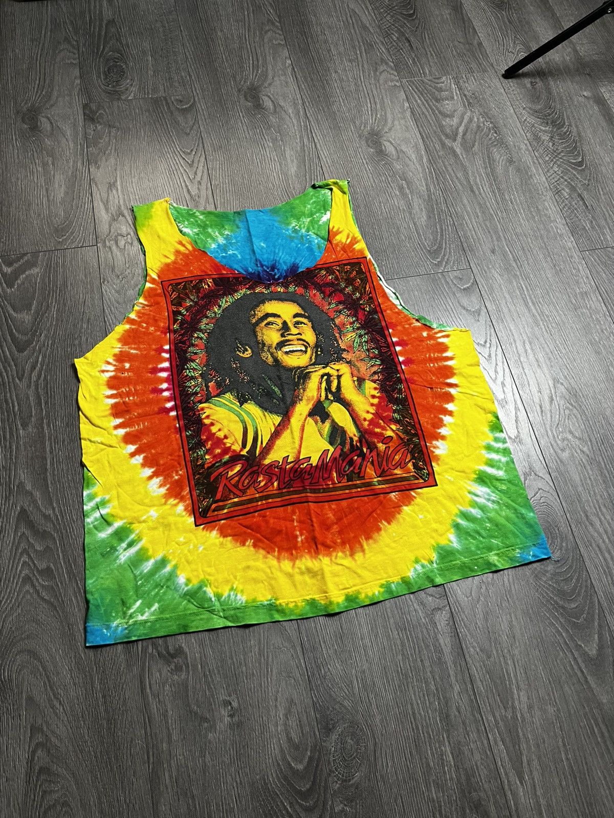 Bob Marley Bob Marley "RastaMania" Acid Trip Psychedelic Sleeveless Tee Size US S / EU 44-46 / 1 - 1 Thumbnail