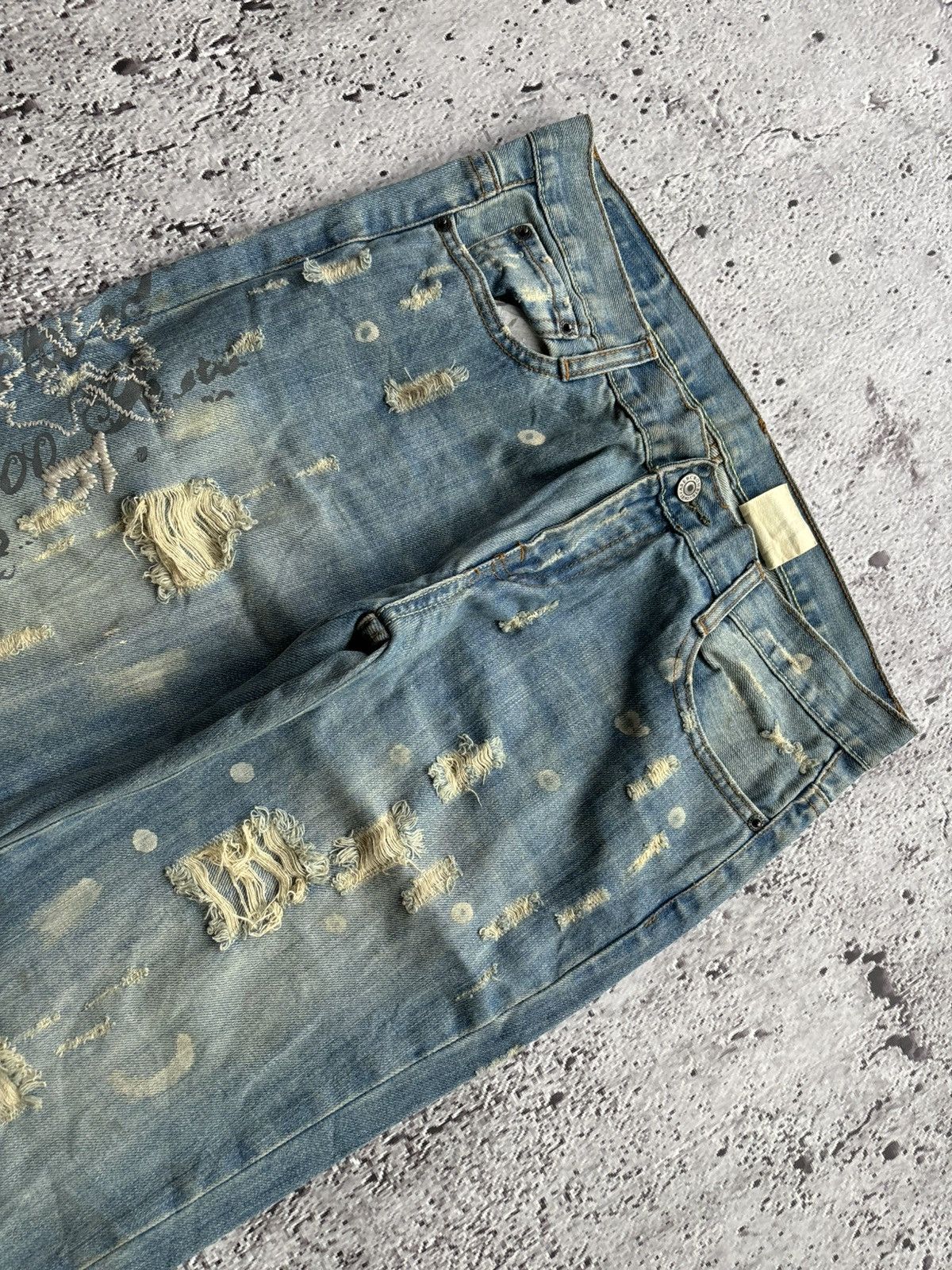 Hysteric Glamour 2000's Flare Abercrombie Distressed Denim bootcut Size US 31 - 7 Thumbnail