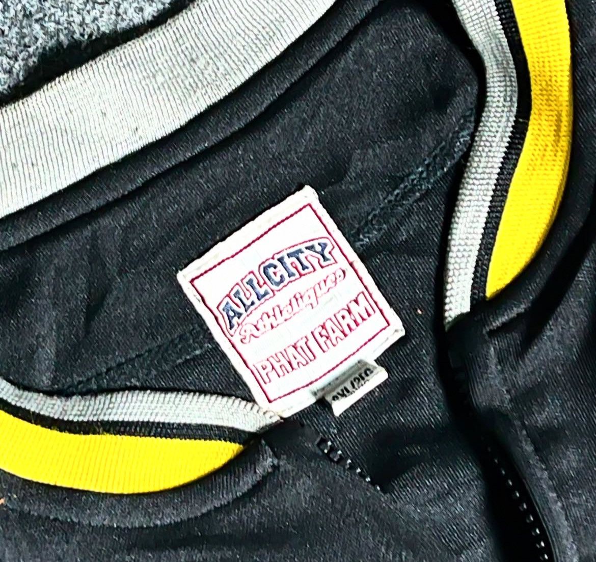 Phat Farm × Vintage HIPHOP VARSITY JACKET PHAT FARM ALL CITY ATHLETIQUES 92 Size US XXL / EU 58 / 5 - 8 Thumbnail