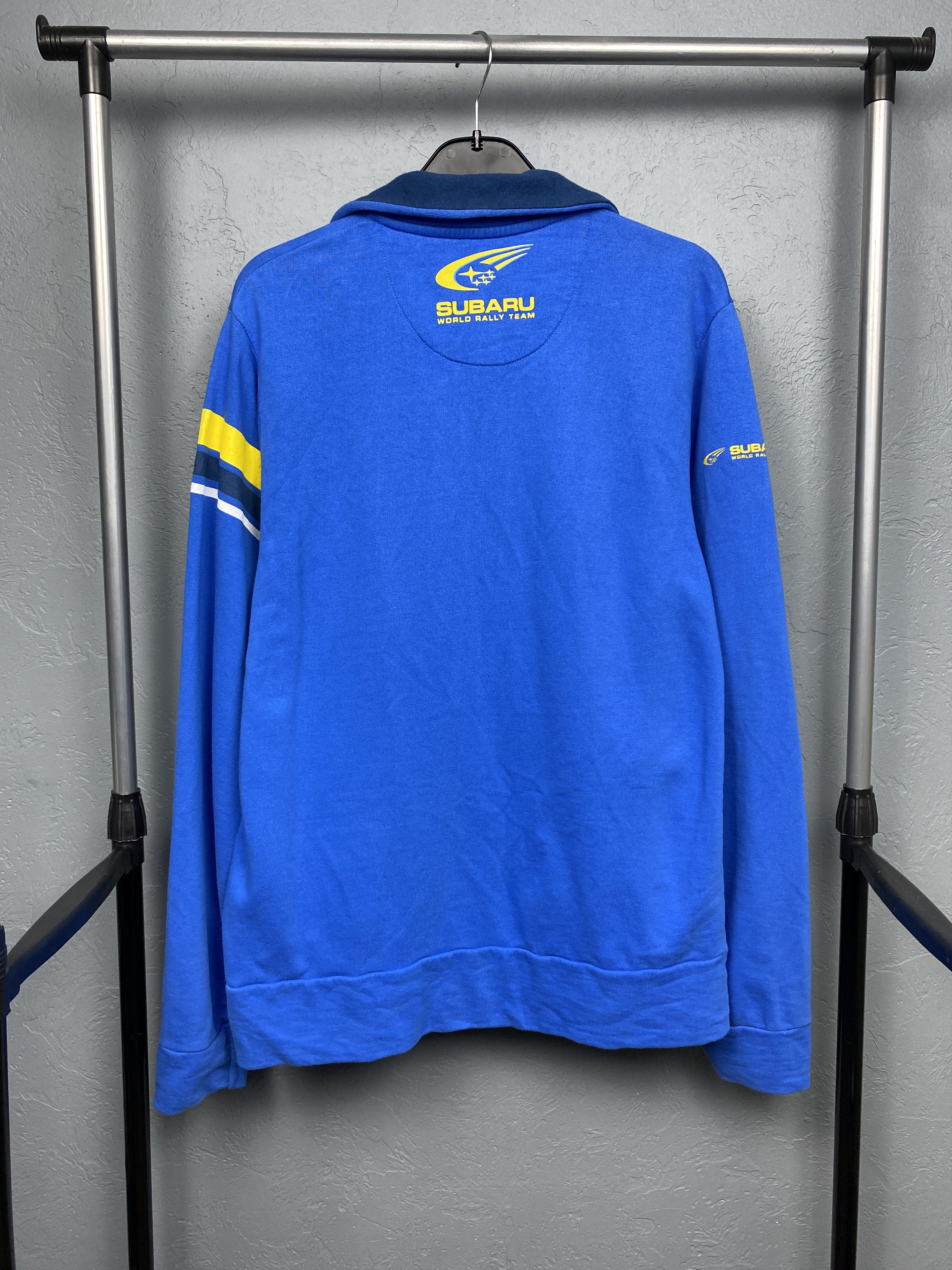 Japanese Brand Subaru Racing Rally Team Vintage Mens Zip Hoodie Size US XL / EU 56 / 4 - 9 Thumbnail
