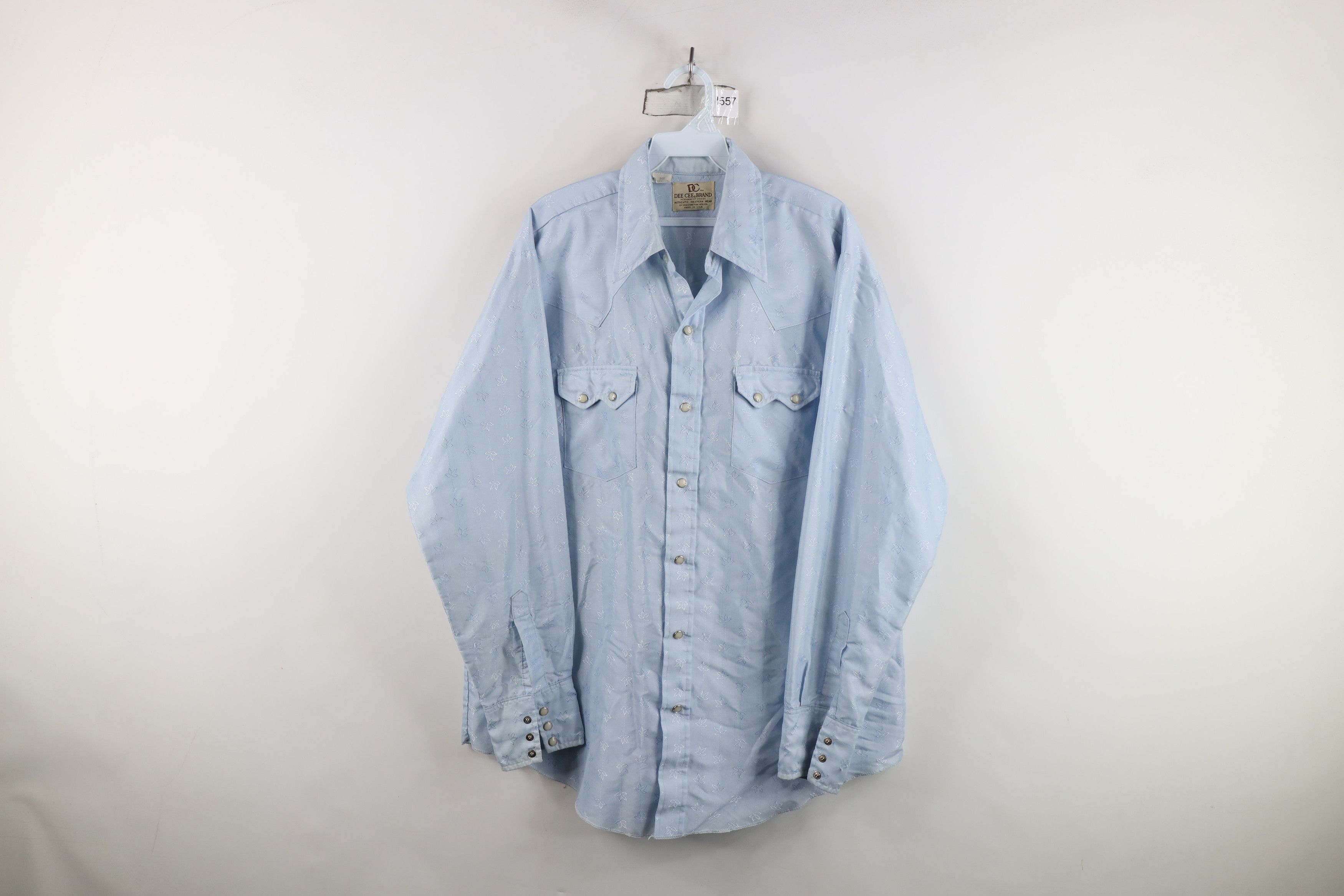 Vintage Vintage 70s Rockabilly Flower Western Button Shirt US Size US M / EU 48-50 / 2 - 1 Thumbnail
