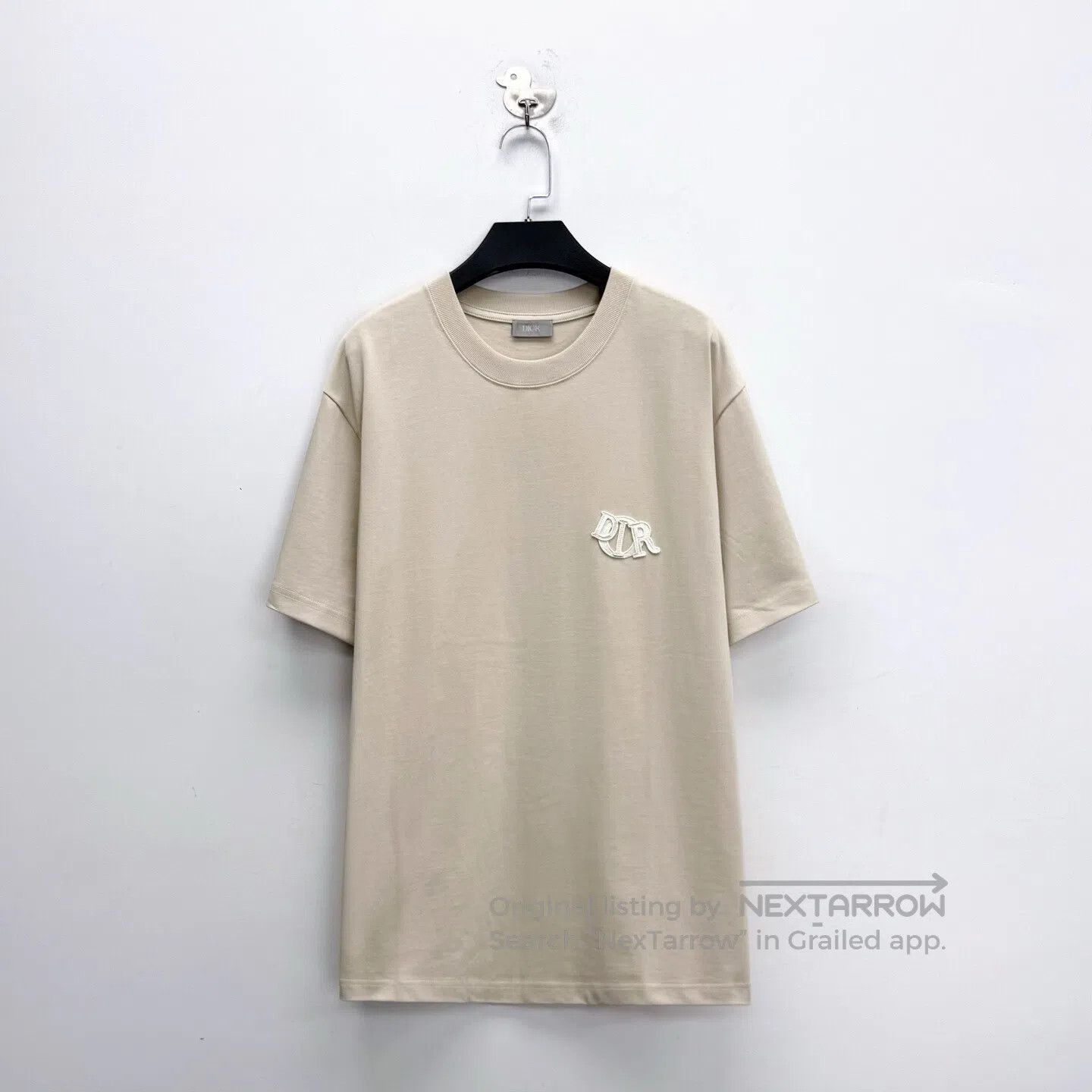 Dior Dior Embroidered letter logo t-shirt with plain knit short Size US M / EU 48-50 / 2 - 1 Thumbnail