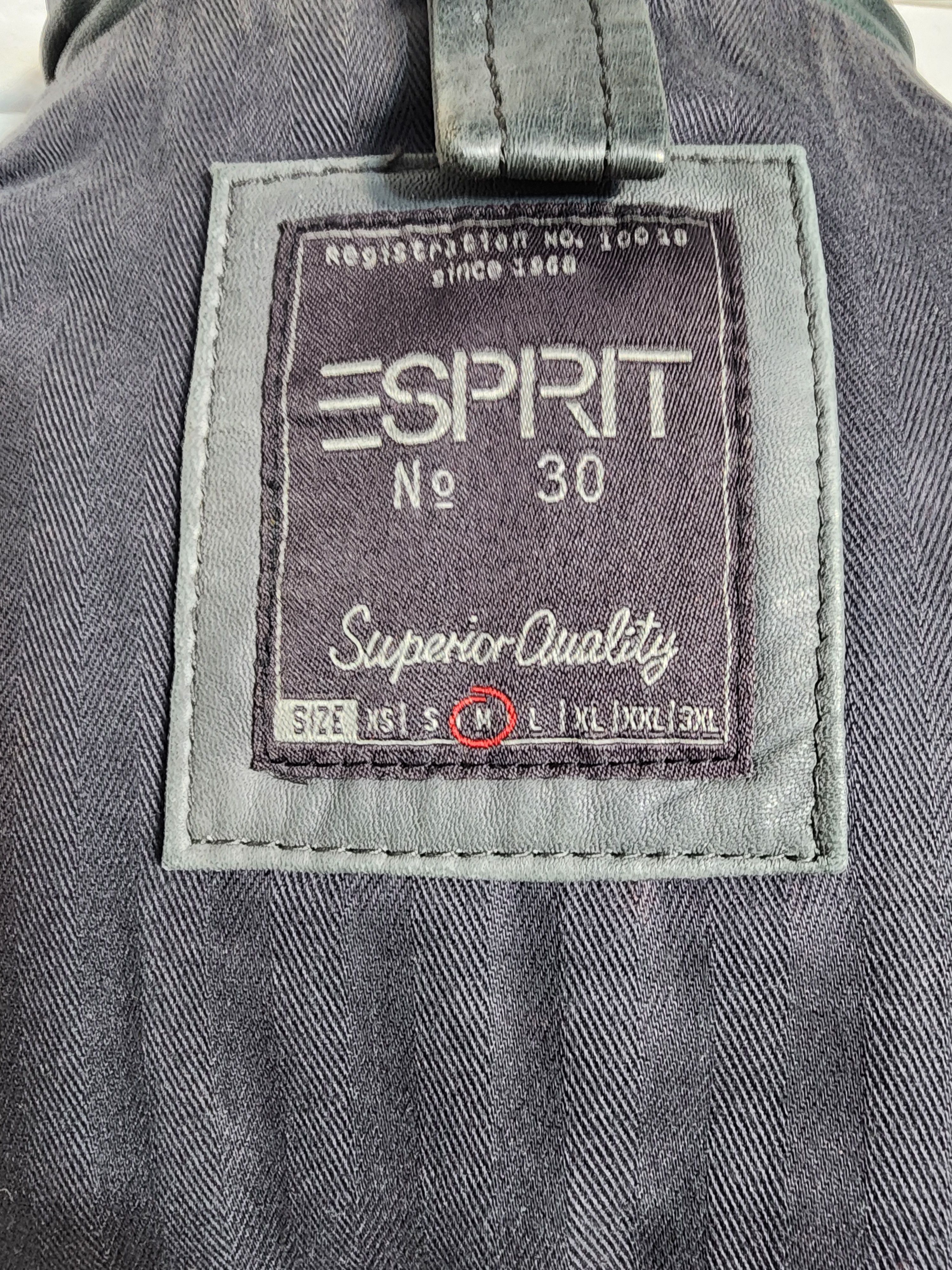 Uniqlo Gray Leather Jacket: Men's Sporty Moto Style Size US M / EU 48-50 / 2 - 8 Thumbnail