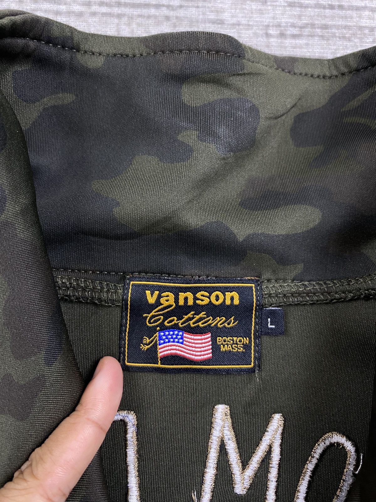 Vanson Leathers 🔥 Vanson Leather Live To Ride Embroidery Camouflage Jacket Size US M / EU 48-50 / 2 - 10 Thumbnail