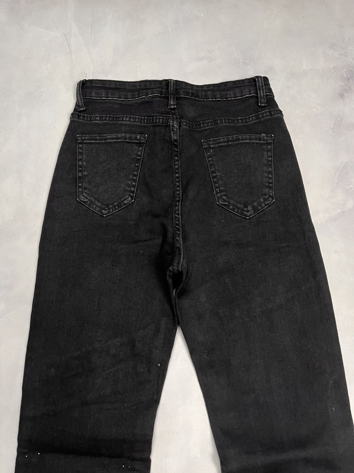 Japanese Brand 2000s Flared Denim Black Size US 26 / EU 42 - 8 Thumbnail