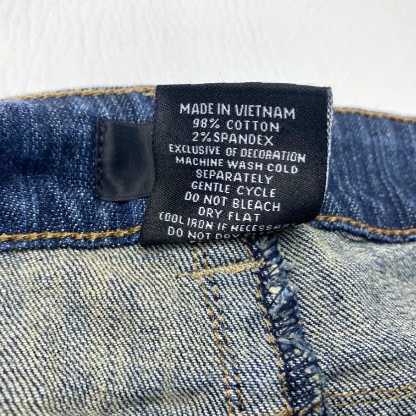 Vintage Touch Jeans by Alyssa Milano Womens 30x28.5 CHICAGO BEARS NFL Denim Boot Cut Jeans Size 26" / US 2 / IT 38 - 7 Thumbnail