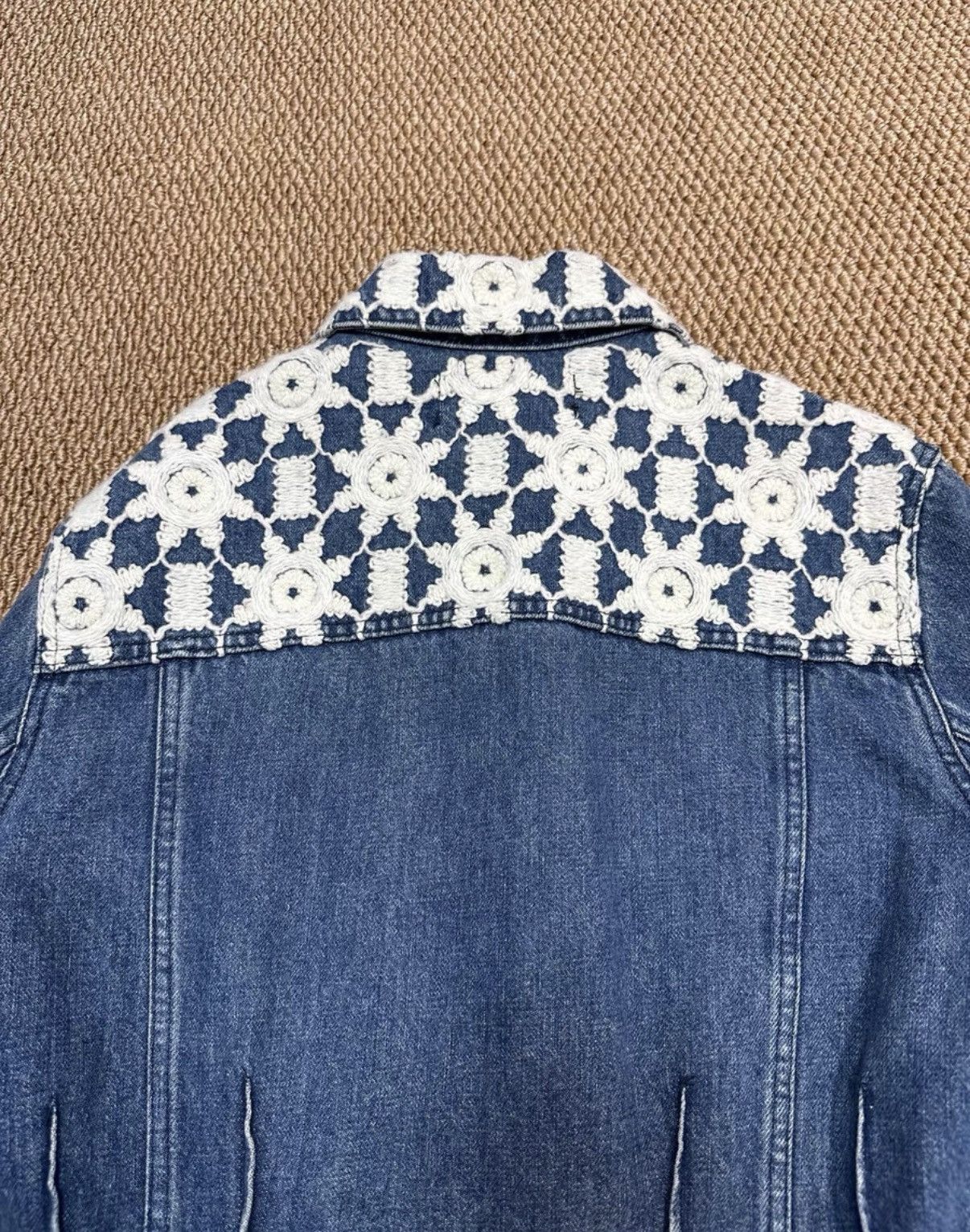Comme des Garcons Comme des Garçons Octagram Star Embroidered Denim Jacket K23 Size US M / EU 48-50 / 2 - 7 Thumbnail