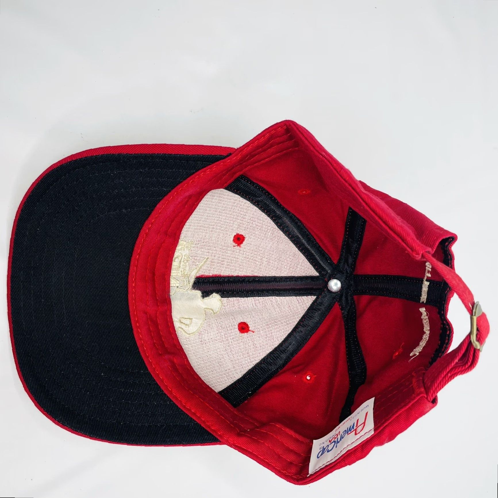 Vintage VINTAGE AmeriCap Friends of the NRA Ball Cap Red Six Panel Hat USA Baseball Cap Adjustab le Embroidered Men Theme NRA” Size ONE SIZE - 7 Thumbnail