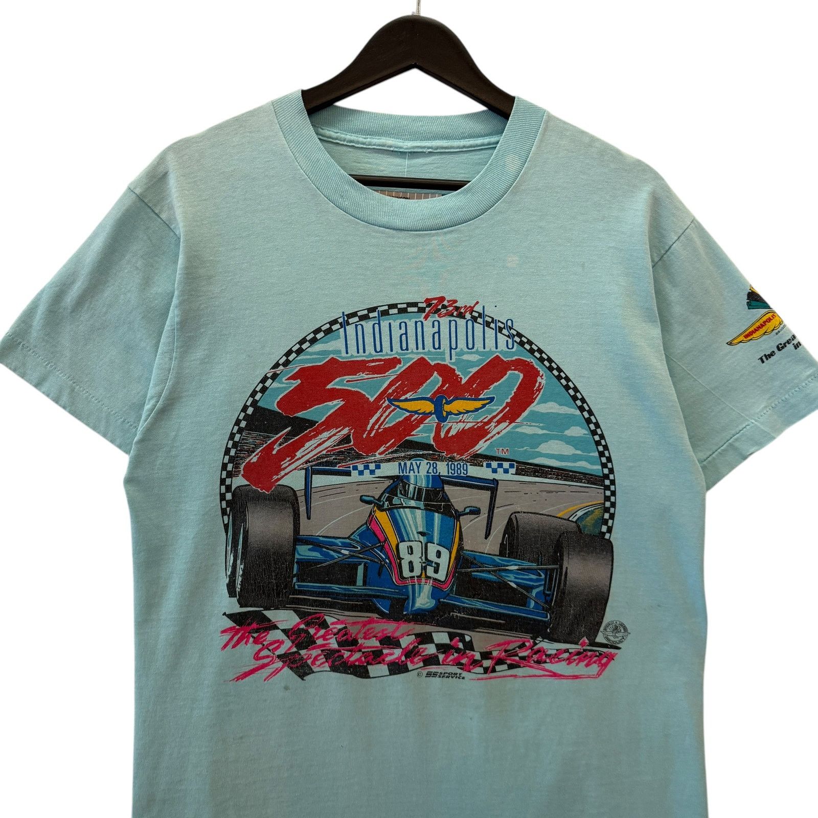 Vintage Vintage Indianapolis 500 Tee Men's L Size US L / EU 52-54 / 3 - 6 Thumbnail