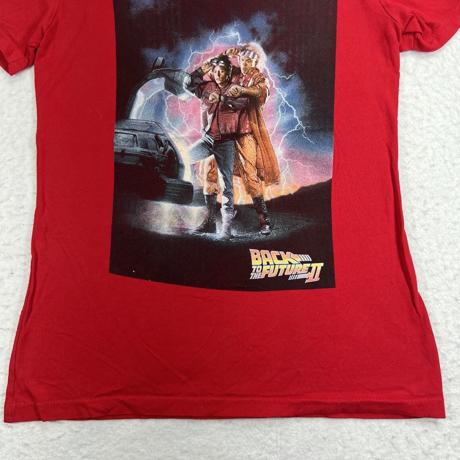 Universal Studios Universal Studios Back to The Future 2 Red Graphic T-Shirt Size US S / EU 44-46 / 1 - 7 Thumbnail