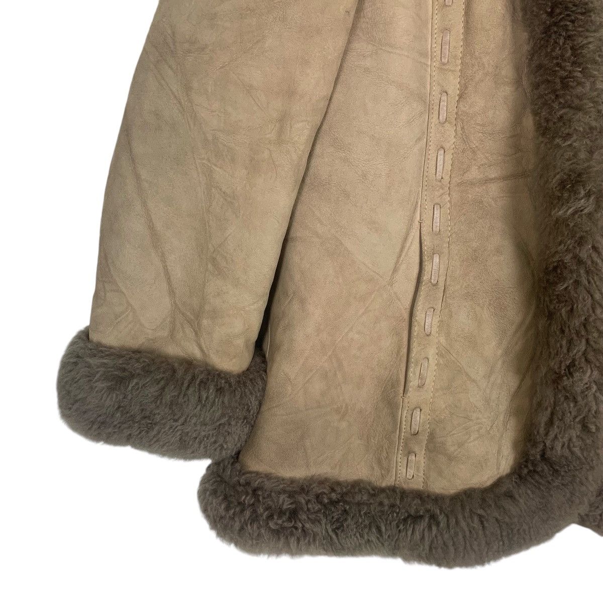 Designer × Vintage Vintage ADAR made in spain echt leder faux fur coat Size S / US 4 / IT 40 - 5 Thumbnail