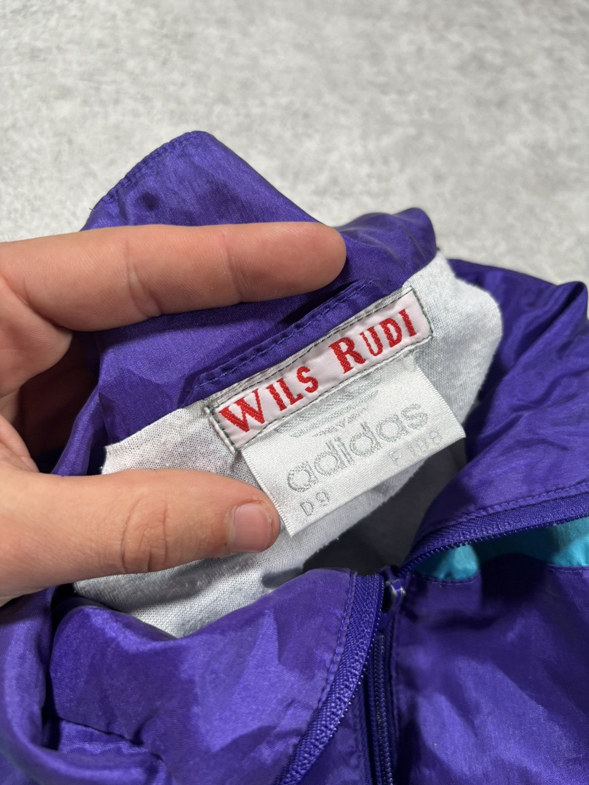 Adidas Adidas vintage nylon 1990s zip football rave Size US XXL / EU 58 / 5 - 6 Thumbnail