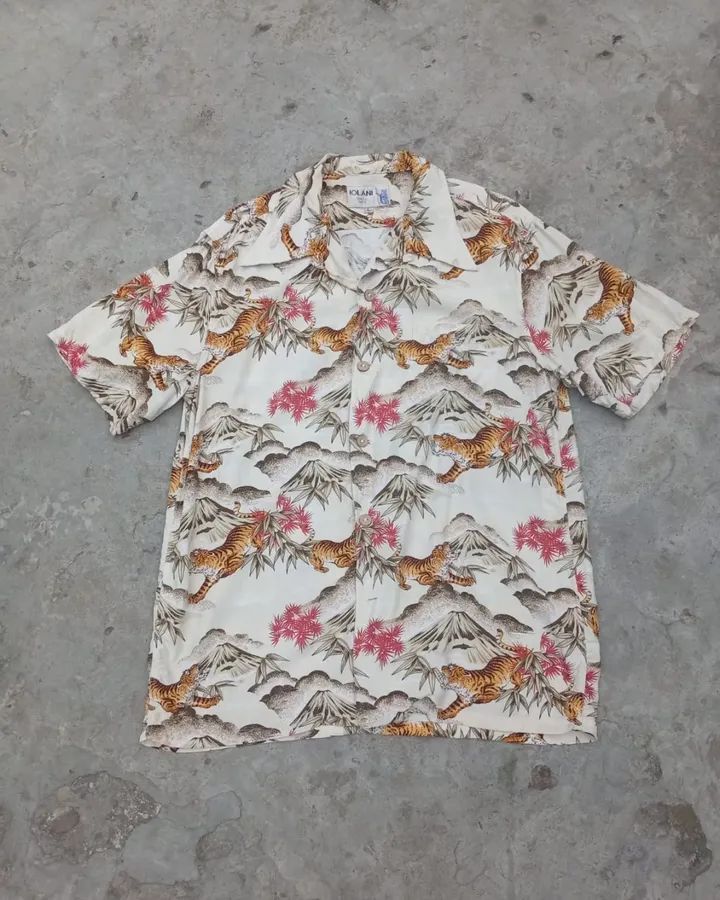 Japanese Brand Hawaiian shirt iolani Size US M / EU 48-50 / 2 - 8 Thumbnail