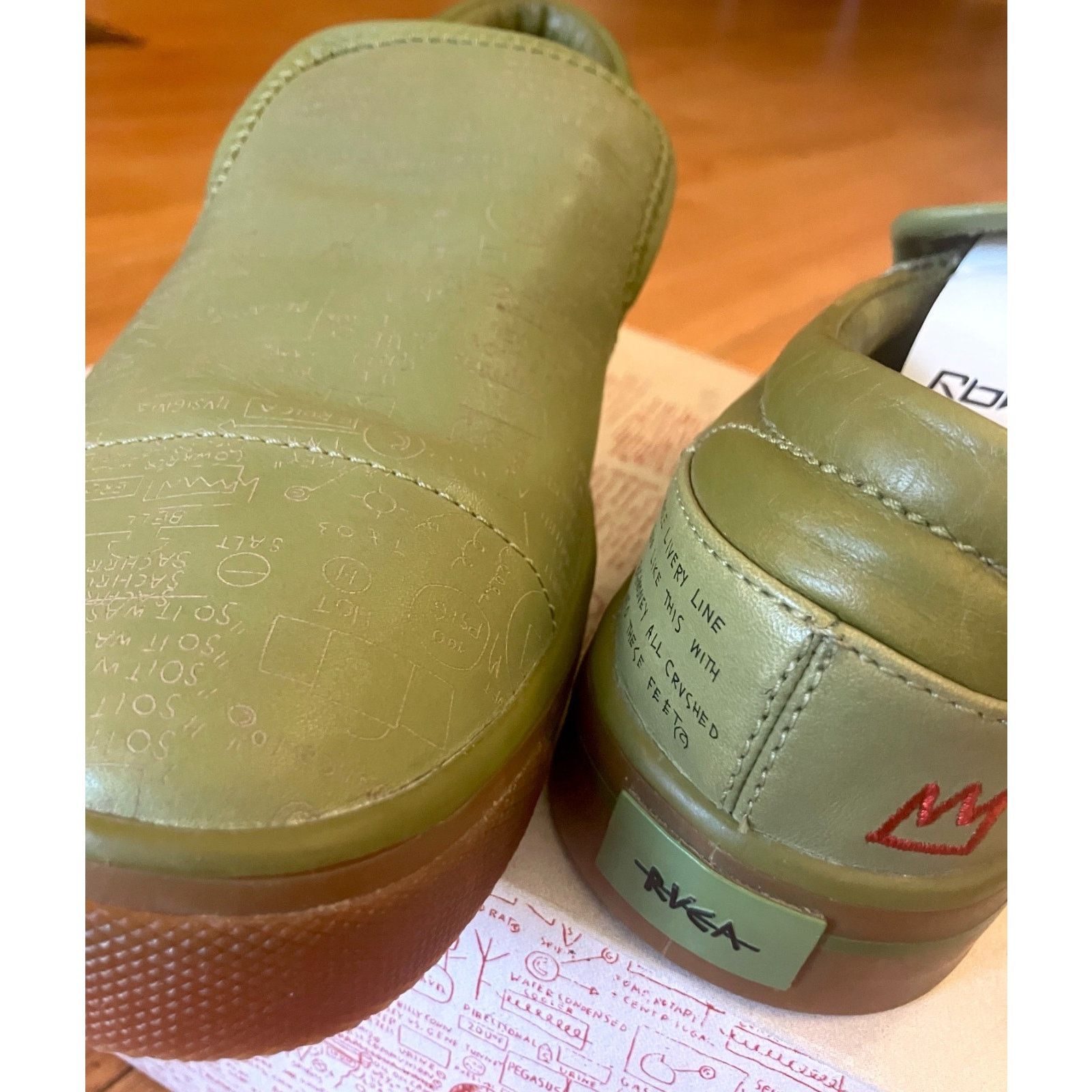 Reebok NWT Reebok x Jean-Michel Basquiat Rebopper II Olive Sz5 Rare Size US 5 / IT 35 - 5 Thumbnail