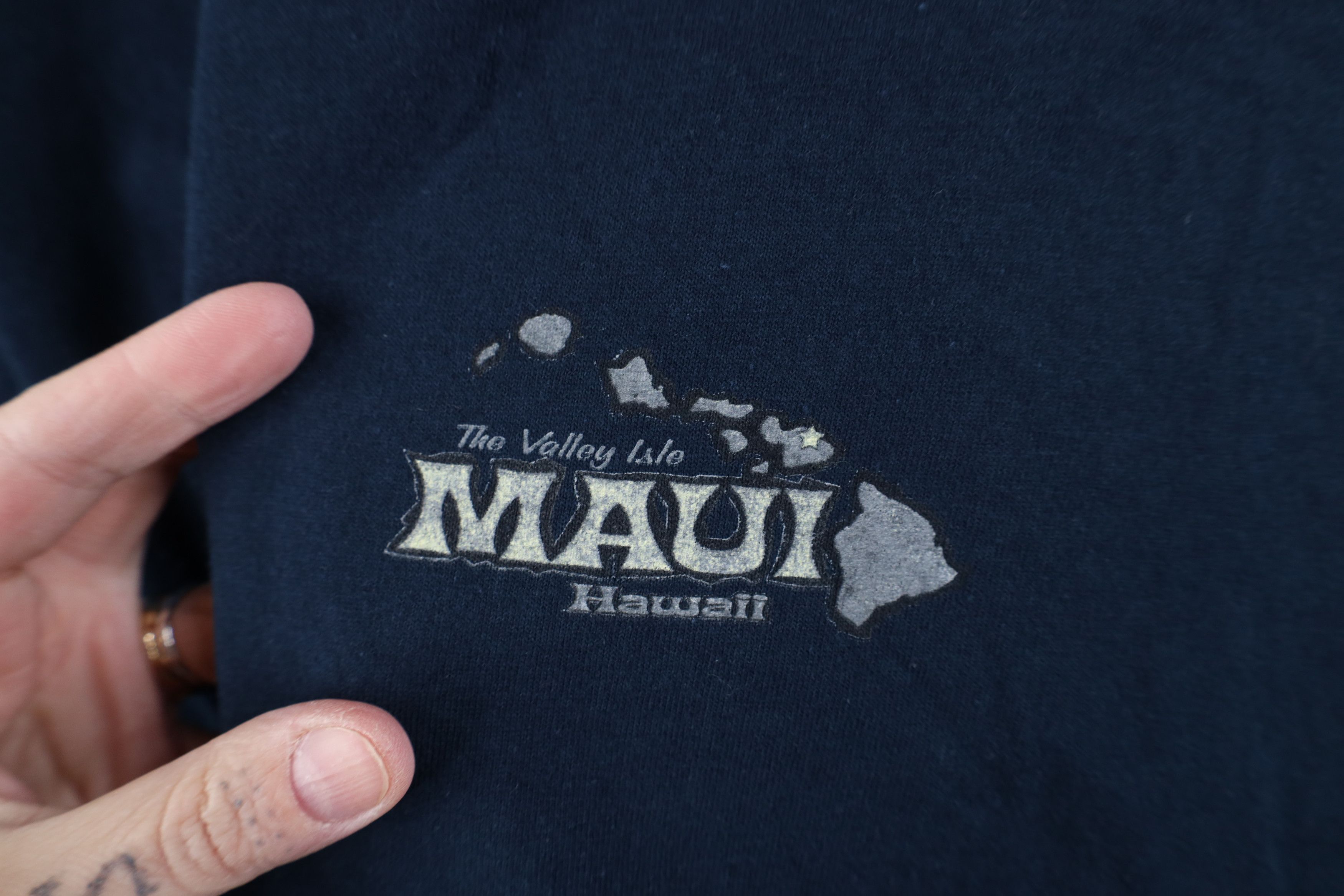 Vintage Vintage 90s Y2K Streetwear Valley Isle Maui Surf T-Shirt Size US XXL / EU 58 / 5 - 4 Thumbnail