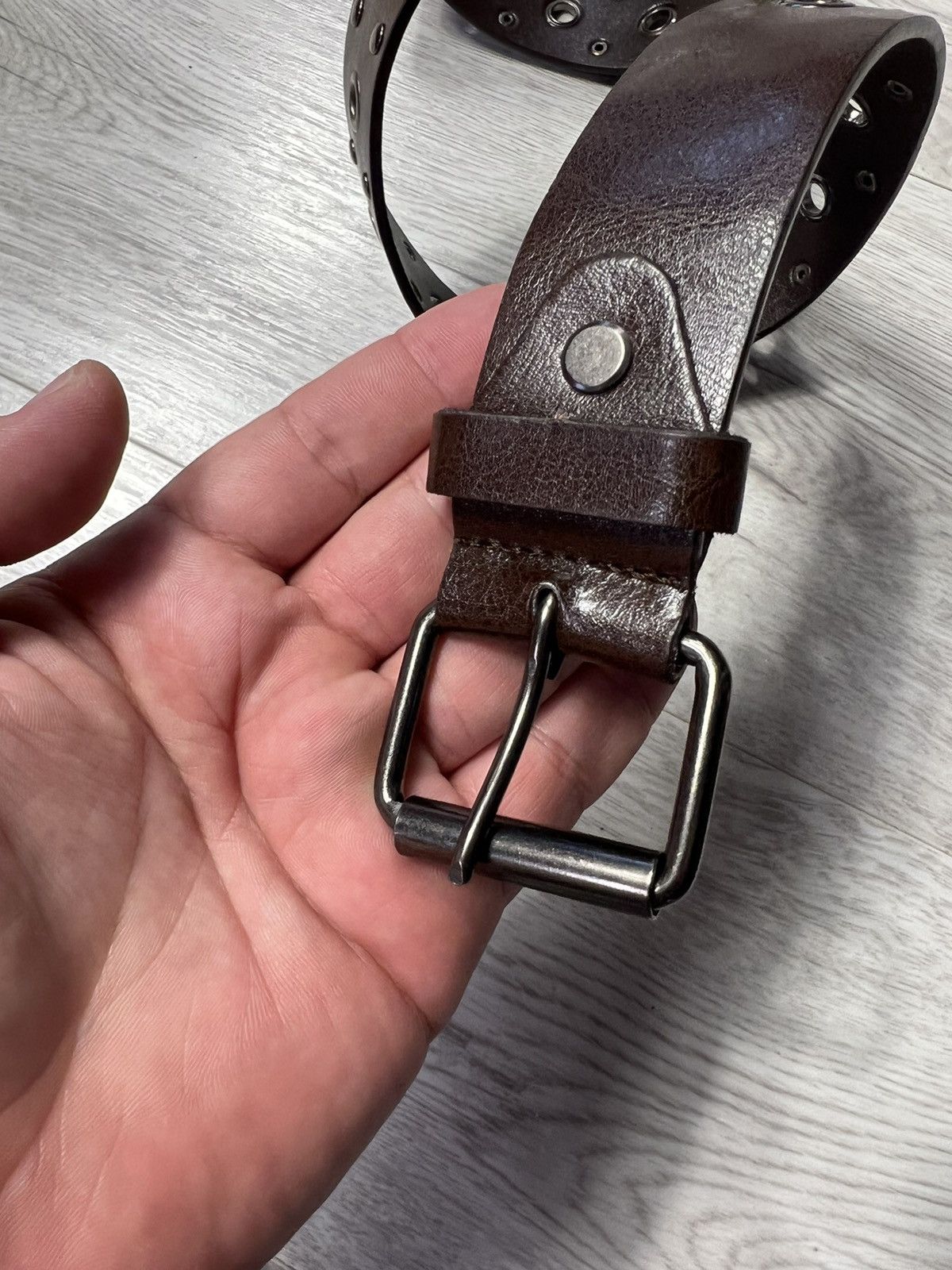 Vintage Vintage Avant Garde Brown Belt Y2K Style Size ONE SIZE - 5 Thumbnail