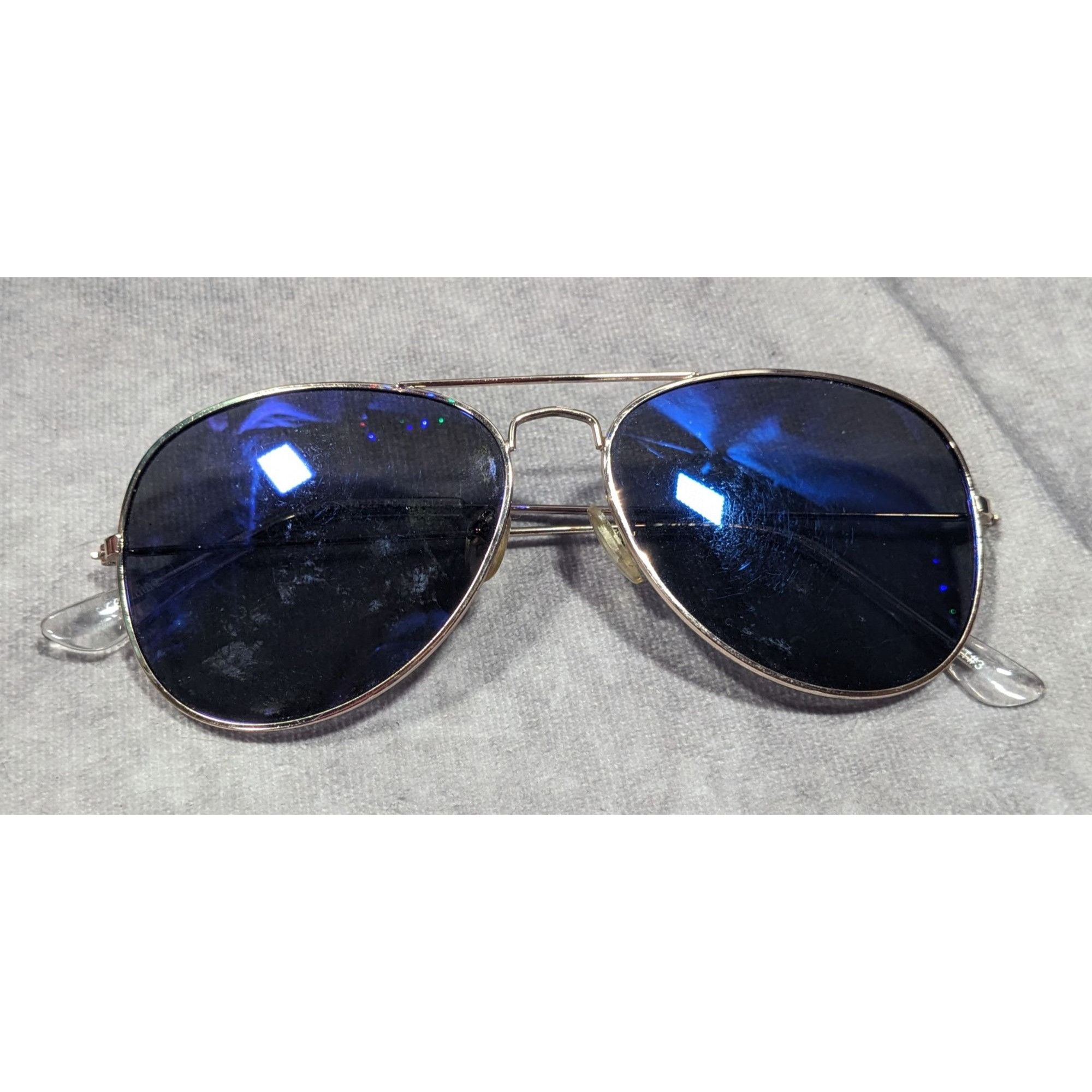 Other Blue Planet Hayes Gold Tone Aviator Sunglasses With Blue Mir Size ONE SIZE - 2 Thumbnail