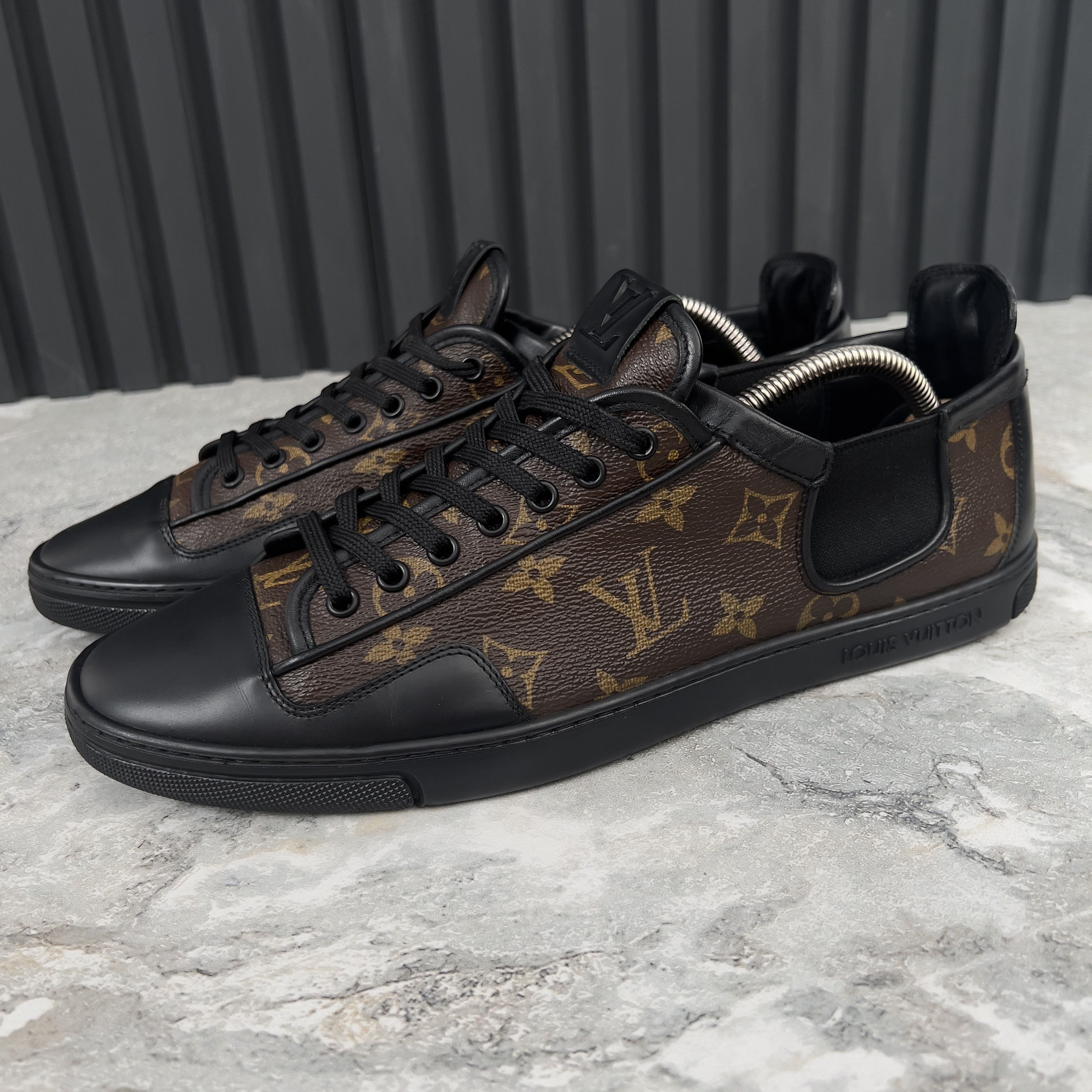 Louis Vuitton Louis Vuitton Slalom Monogram Canvas Sneakers Leather Size US 9.5 / EU 42-43 - 5 Thumbnail