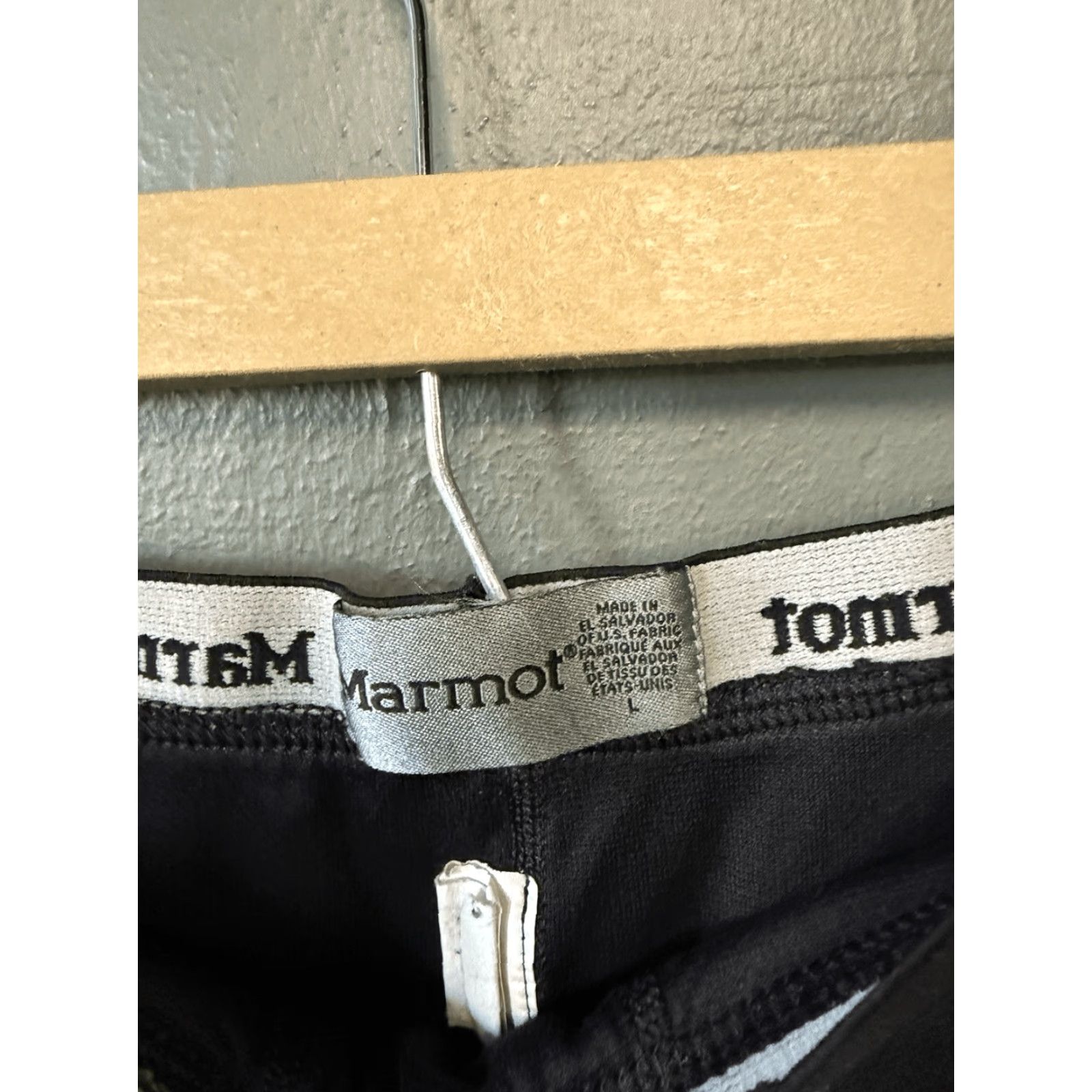 Marmot Marmot Y2K Mens Black Baselayer Pants Size Large Regular Compression Activewear Pants Size US 33 - 3 Thumbnail