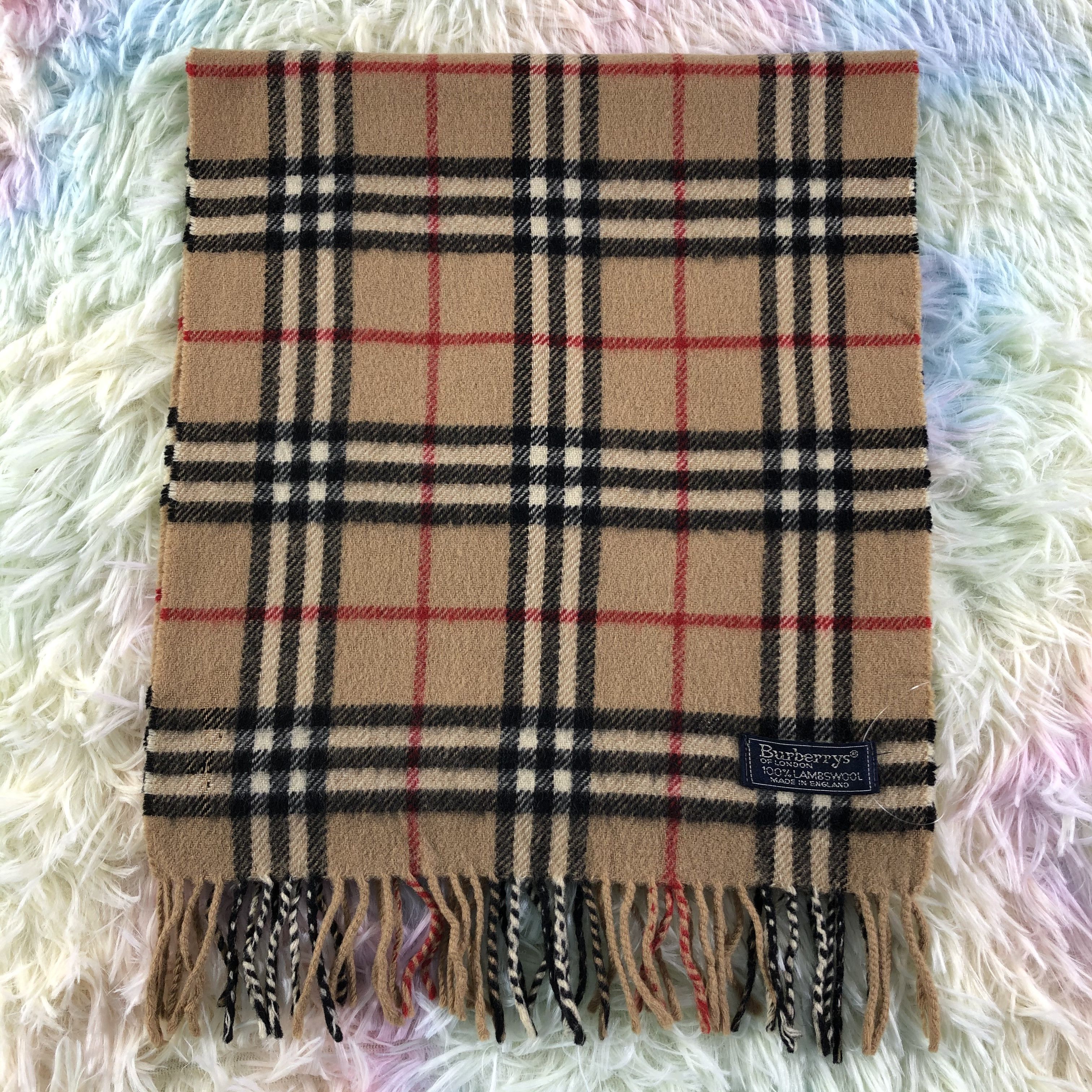 Burberry × Vintage Burberry Scarf / Muffler / Neckwear - KM504 Size ONE SIZE - 2 Thumbnail