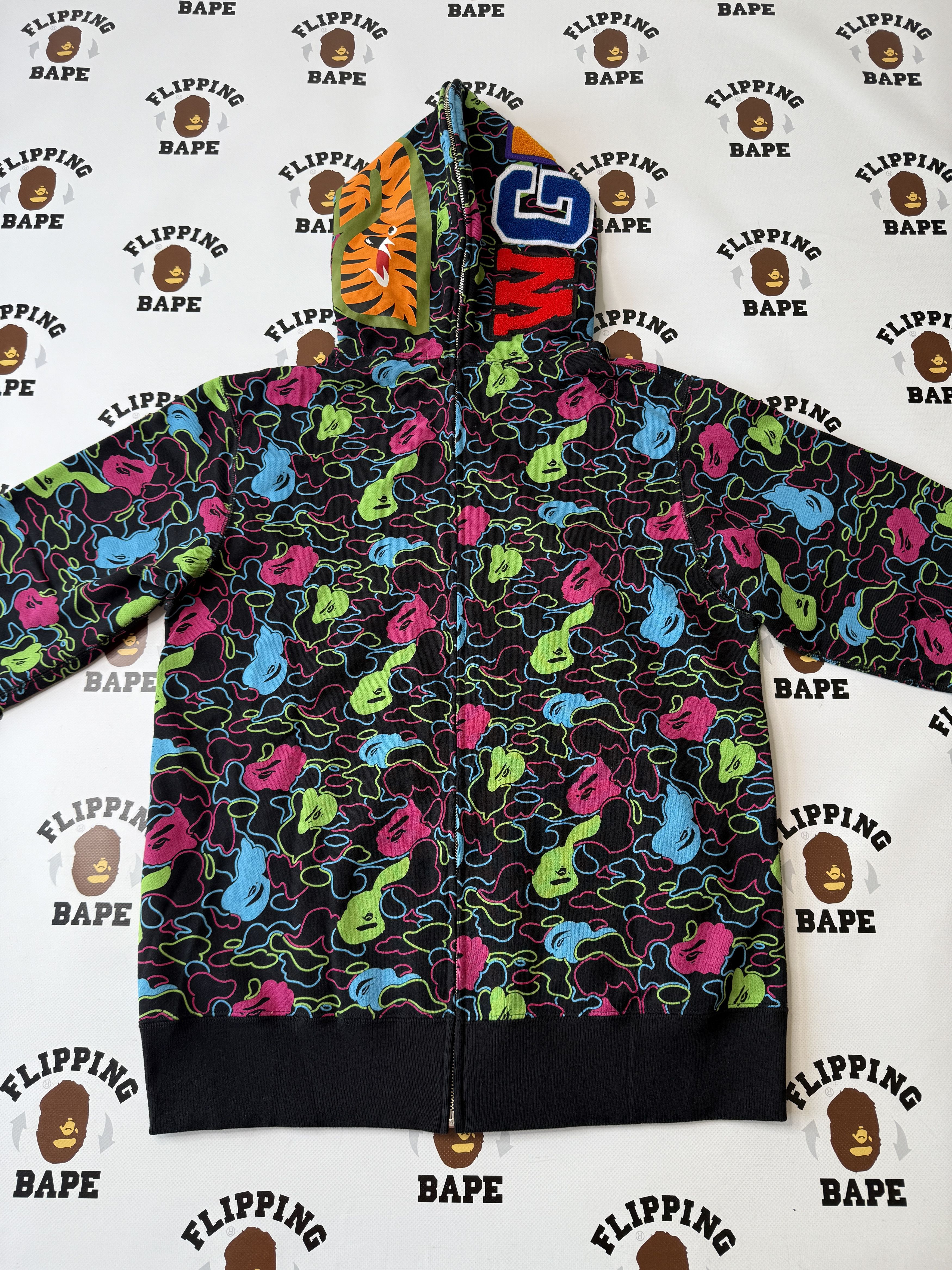 Bape BAPE LAS VEGAS SEPARATE SHARK FULL ZIP HOODIE Size US M / EU 48-50 / 2 - 8 Thumbnail