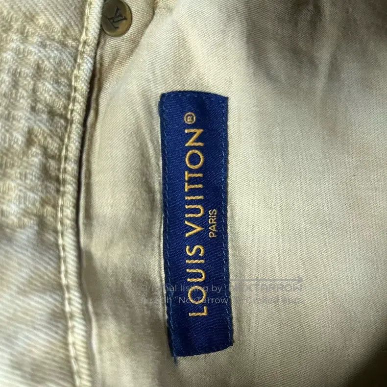 Louis Vuitton Louis Vuitton Beige Solid Logo Patch Button Mid Rise Strai Size US 31 - 2 Thumbnail