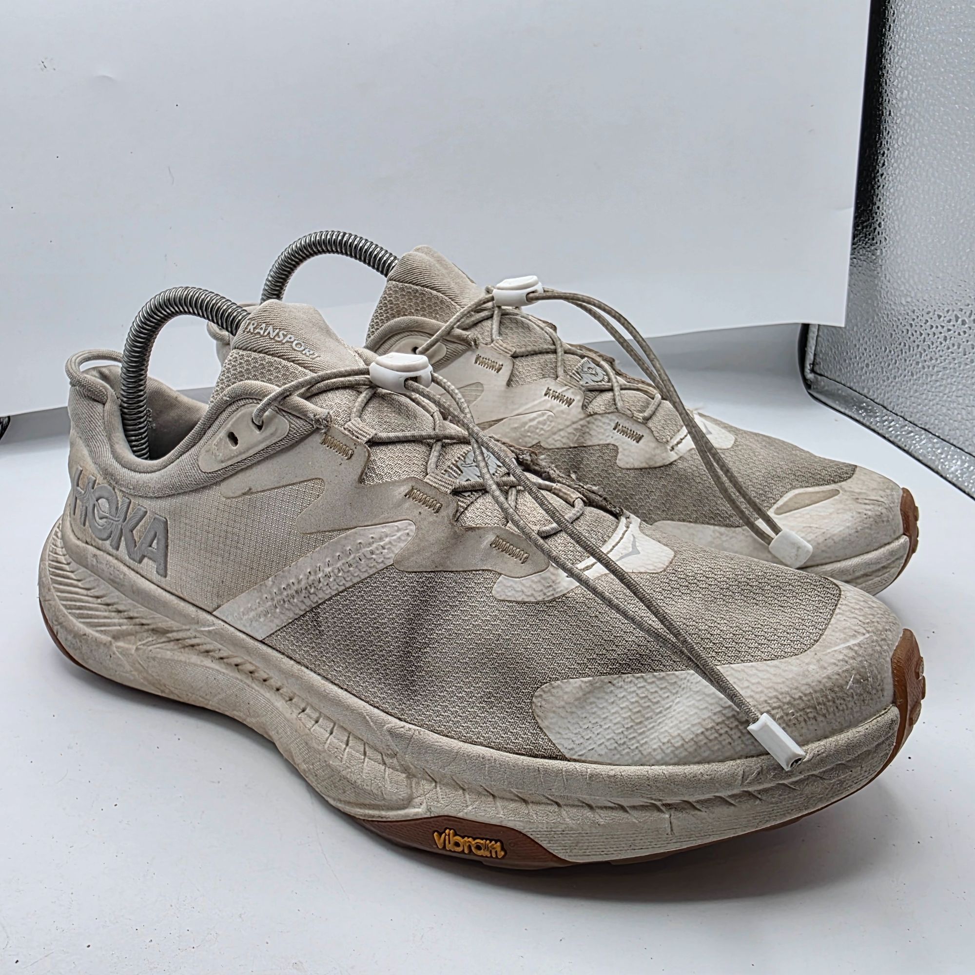 Hoka Hoka One One Transport Womens Size 9.5 White Running Shoes V Size US 9.5 / IT 39.5 - 1 Thumbnail