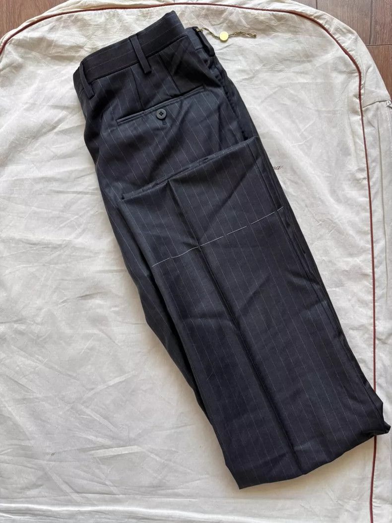 Loro Piana LORO PIANA Wool striped trousers Size US 30 / EU 46 - 3 Thumbnail