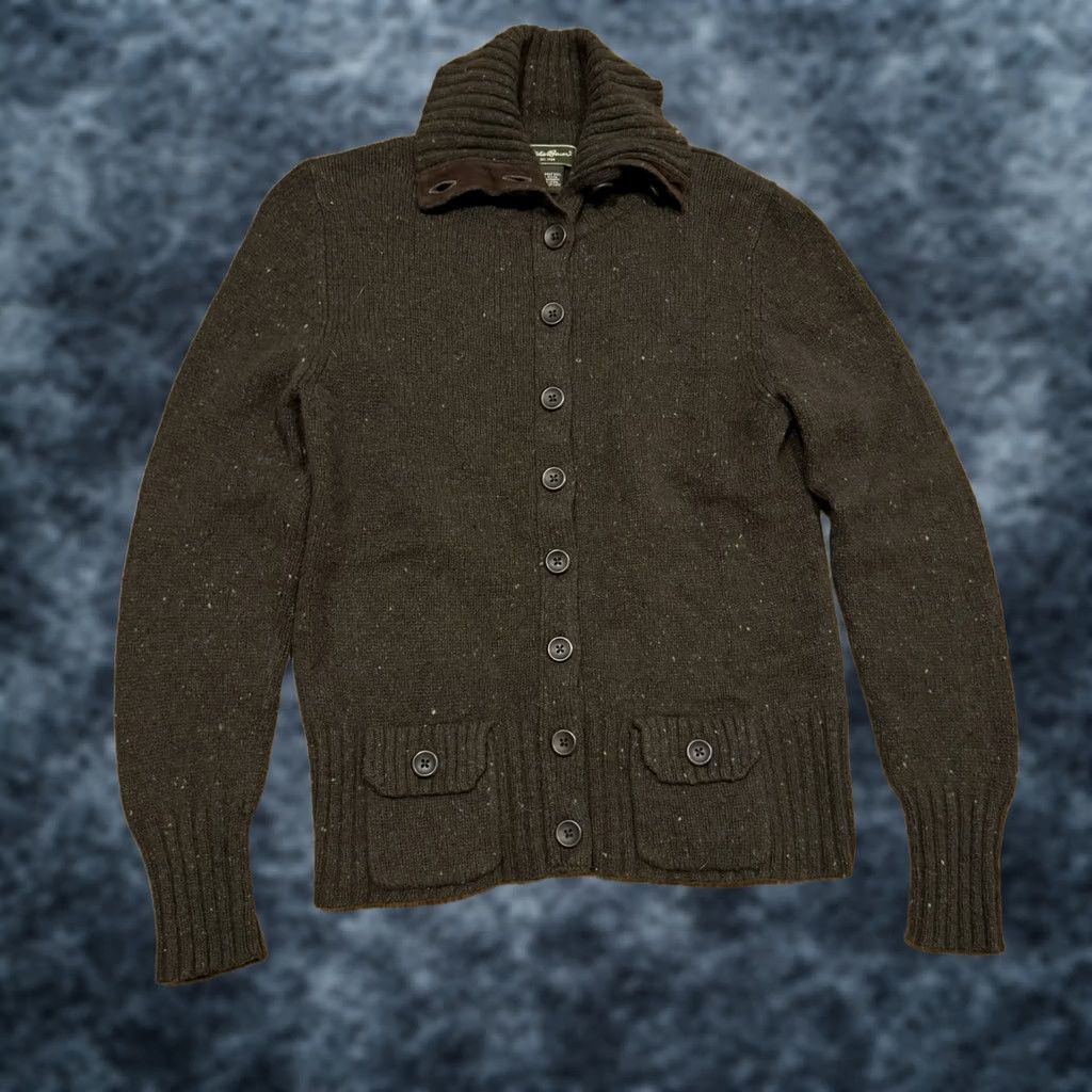Eddie Bauer VINTAGE Eddie Bauer Knit Cardigan Sweater Women’s M Green Cashmere Blend Wool Blend Nylon Long Sleeve Pockets Button Classic Outdoor Mens? Size M / US 6-8 / IT 42-44 - 1 Thumbnail