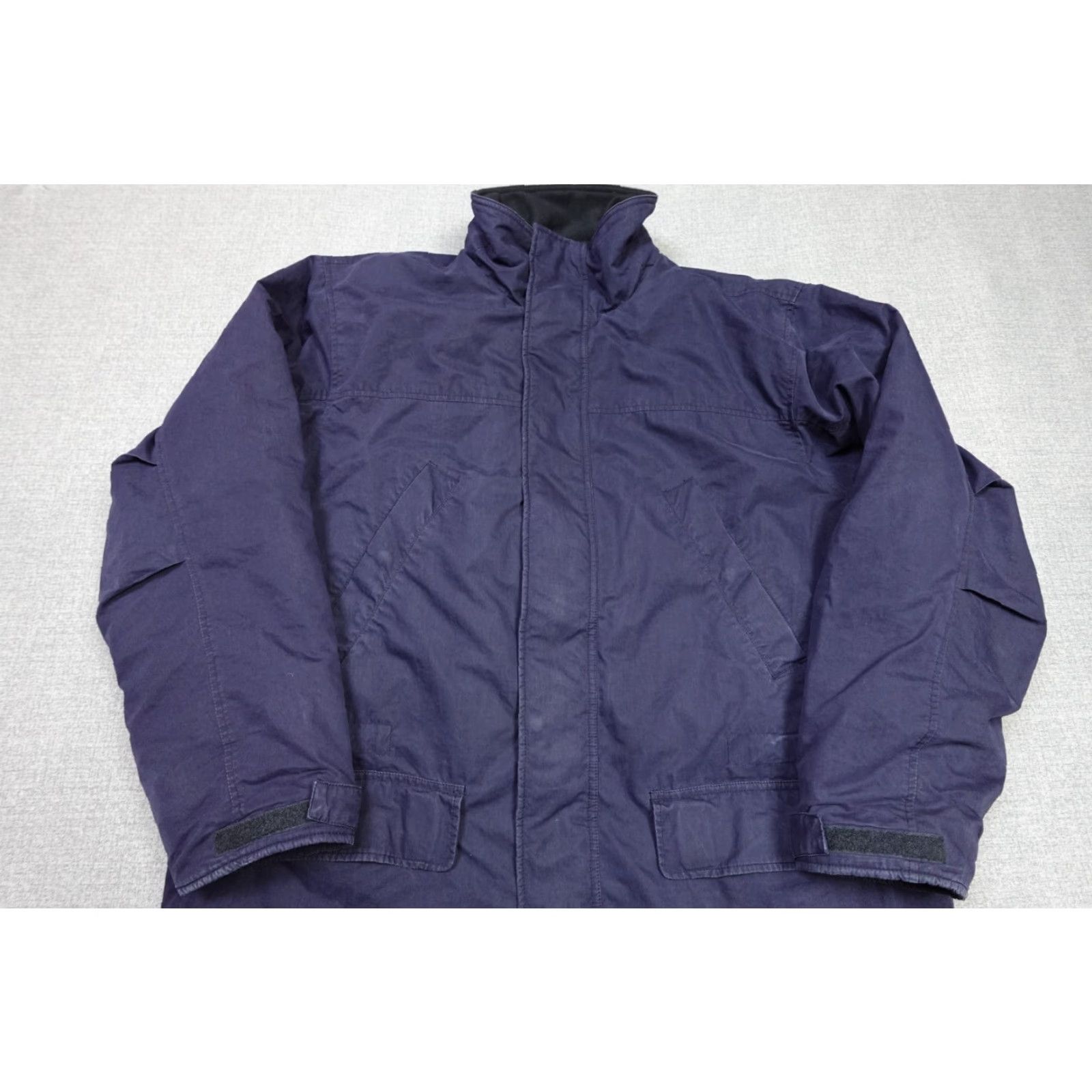 Vintage L.L. Bean Parka Mens Large Blue Wool Lined Heavyweight Winter Long Coat Puffer Size US L / EU 52-54 / 3 - 2 Thumbnail