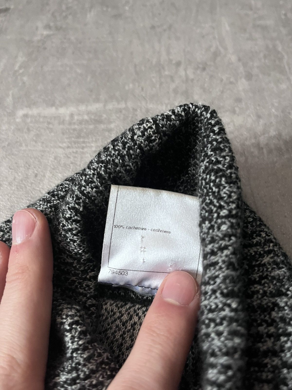 Chanel Chanel Deer Cashmere Turtleneck Sweater grey rare Size S / US 4 / IT 40 - 10 Thumbnail