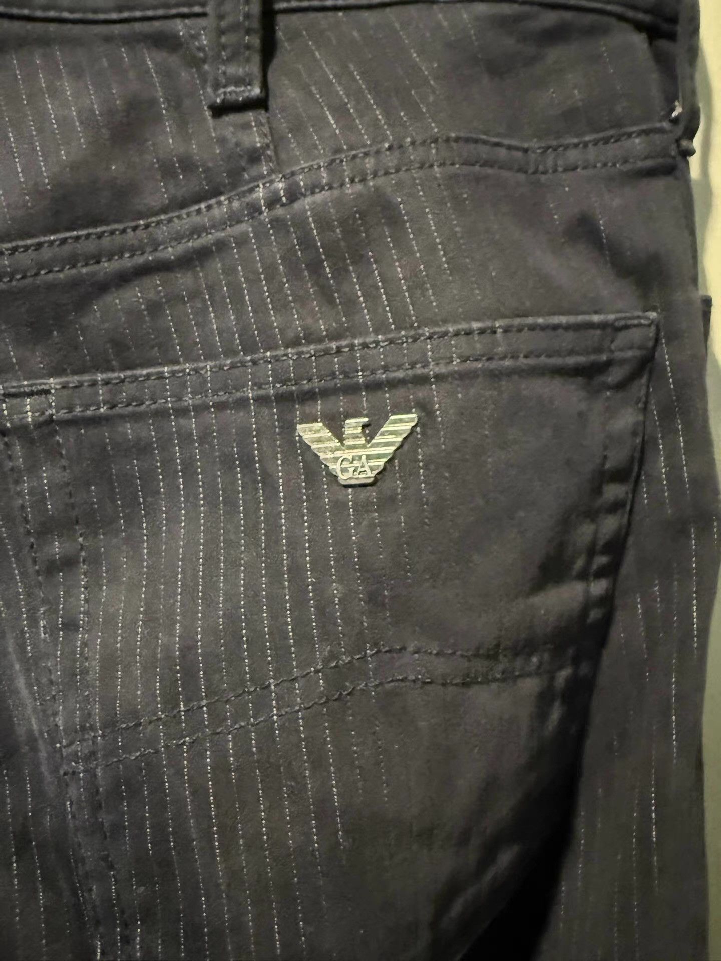 Armani Armani Jeans men's casual trousers Ｑ20 Size US 34 / EU 50 - 4 Thumbnail