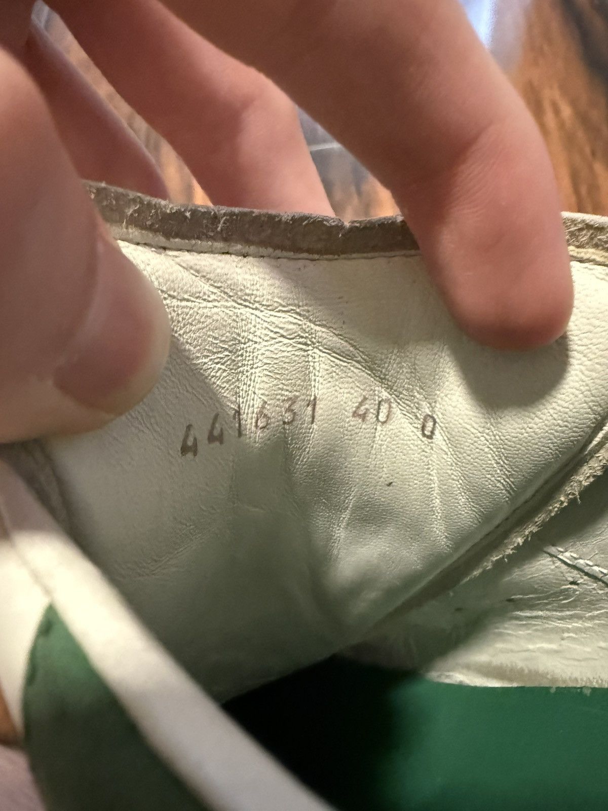 Alexander McQueen Alexander Mcqueen Oversized Sneaker White Green Velvet Heel Size US 7 / EU 40 - 9 Thumbnail