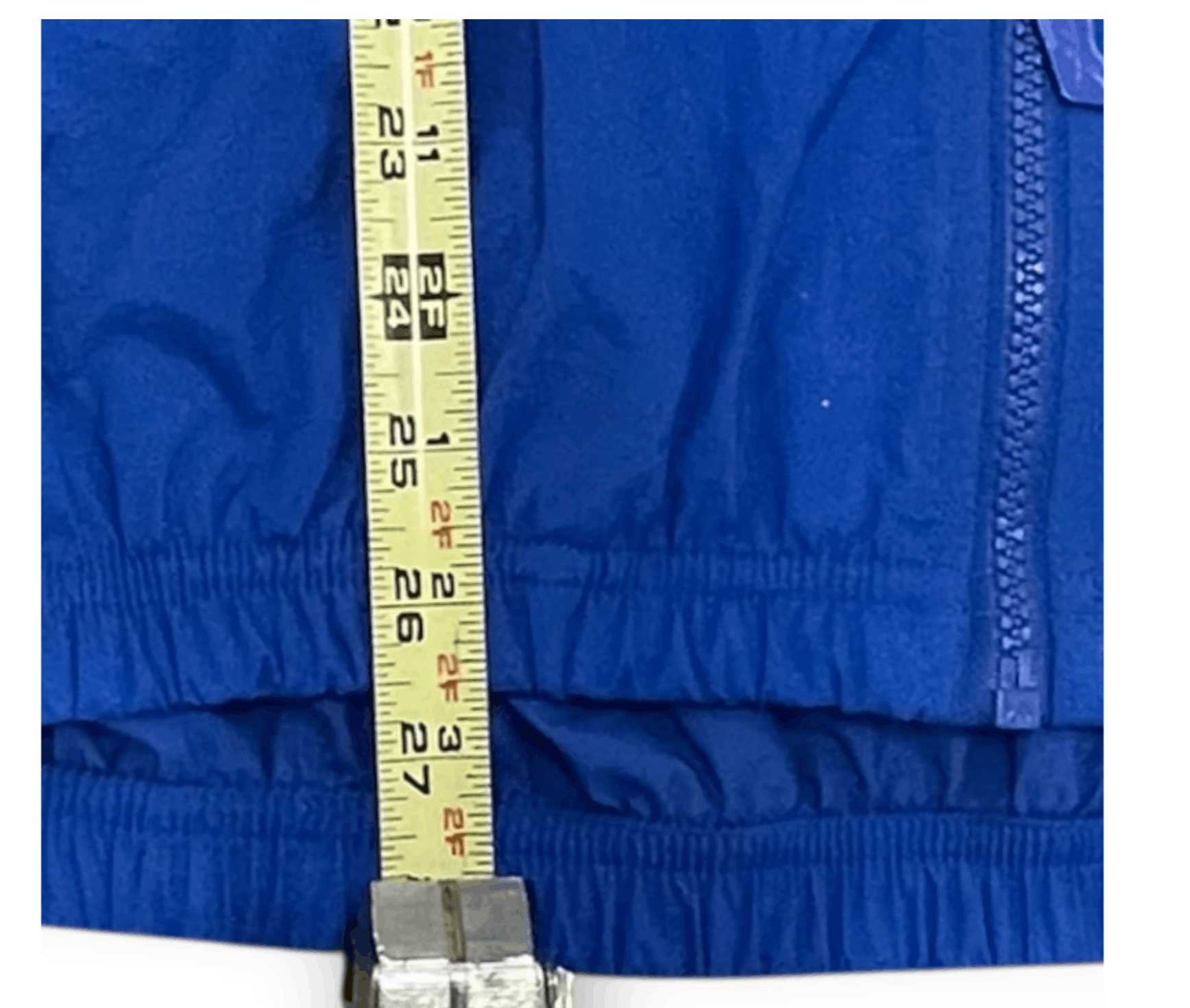 Reebok Vintage 1990s Reebok Blue Windbreaker Jacket Removable Hood Size US L / EU 52-54 / 3 - 4 Thumbnail