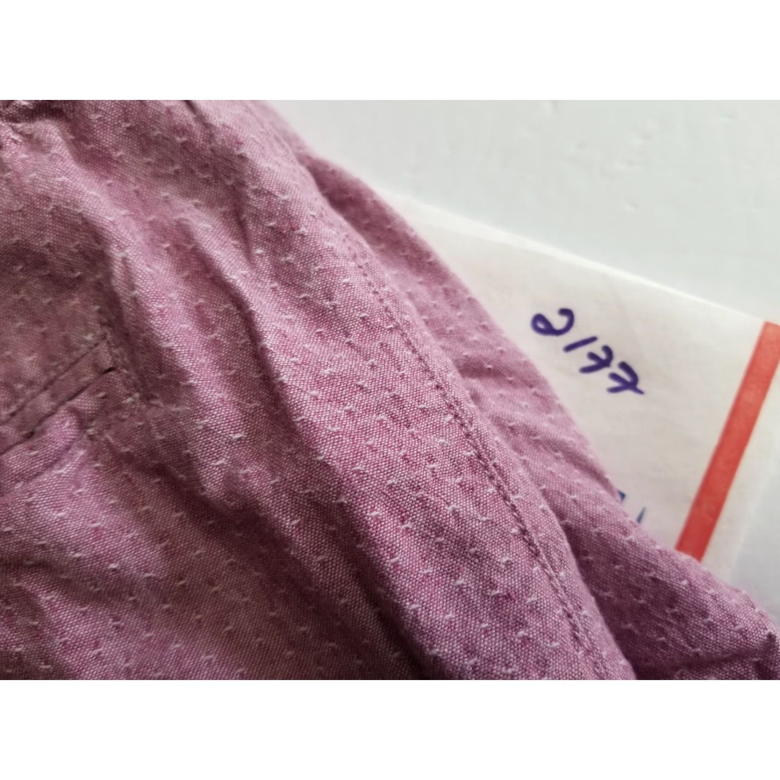 Vintage Tenth & Ocean Mens Short S Size Small Linen Cotton Washable Light Pink Chino Pink Mens Size US 29 - 8 Thumbnail