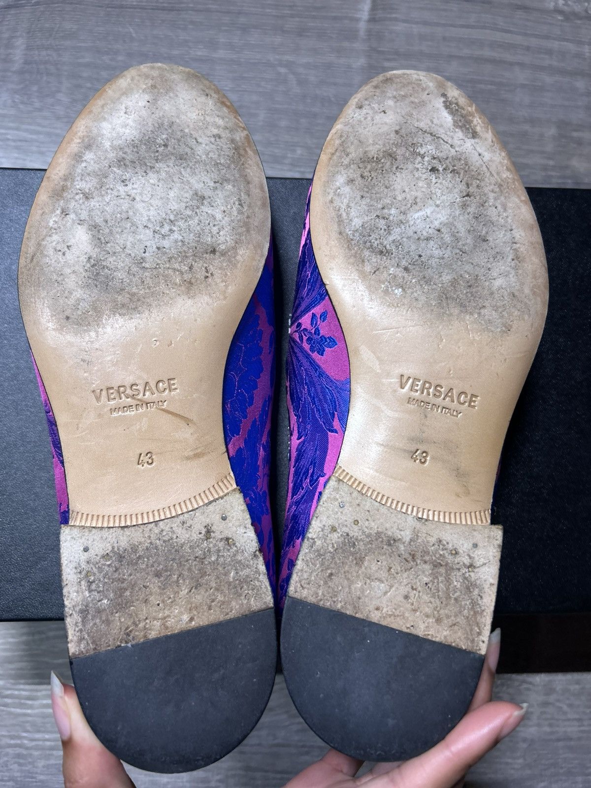 Versace Versace Satin Baroque Loafers Size US 10 / EU 43 - 5 Thumbnail