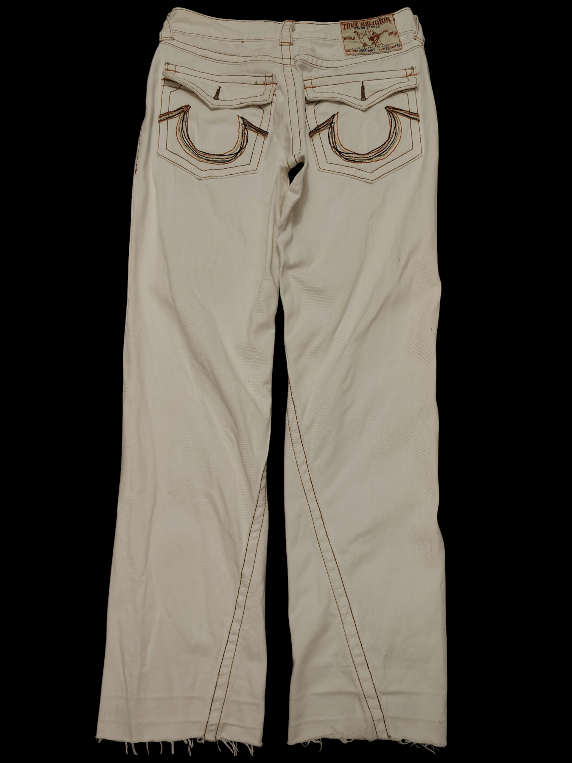 True Religion × Vintage 💥Insane💥 Damage True Religion Jeans Size US 29 - 1 Thumbnail
