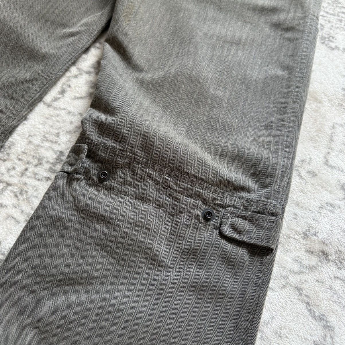 Issey Miyake 2000s Tete Homme Japan Gun Pocket Reconstructed Flare Cargo Size US 30 / EU 46 - 13 Thumbnail