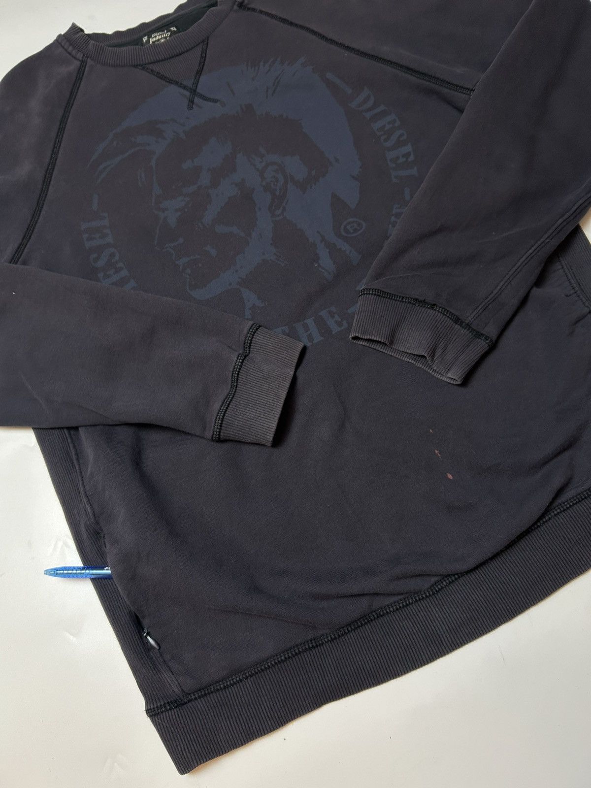 Diesel × Diesel Black Gold DIESEL INDUSTRY LONG SLEEVE SWEATS Size US L / EU 52-54 / 3 - 2 Thumbnail