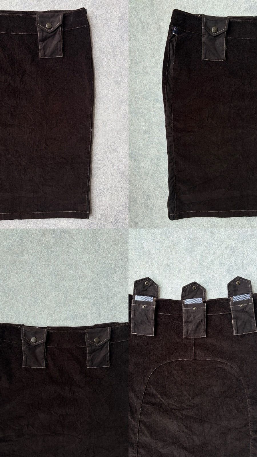 JPG Jean's Paul Gaultier Archive Corduroy Pencil Skirt