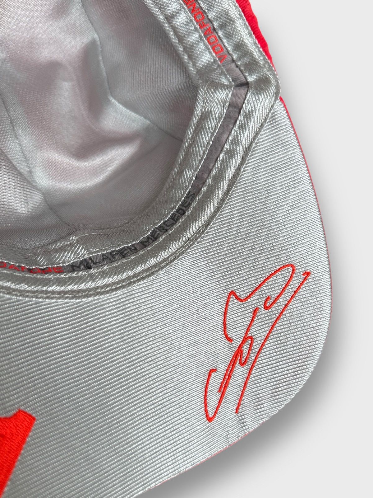 Malcolm McLaren Vintage Vodafone McLaren Mercedes Jenson Racing Nylon Cap Size ONE SIZE - 17 Thumbnail
