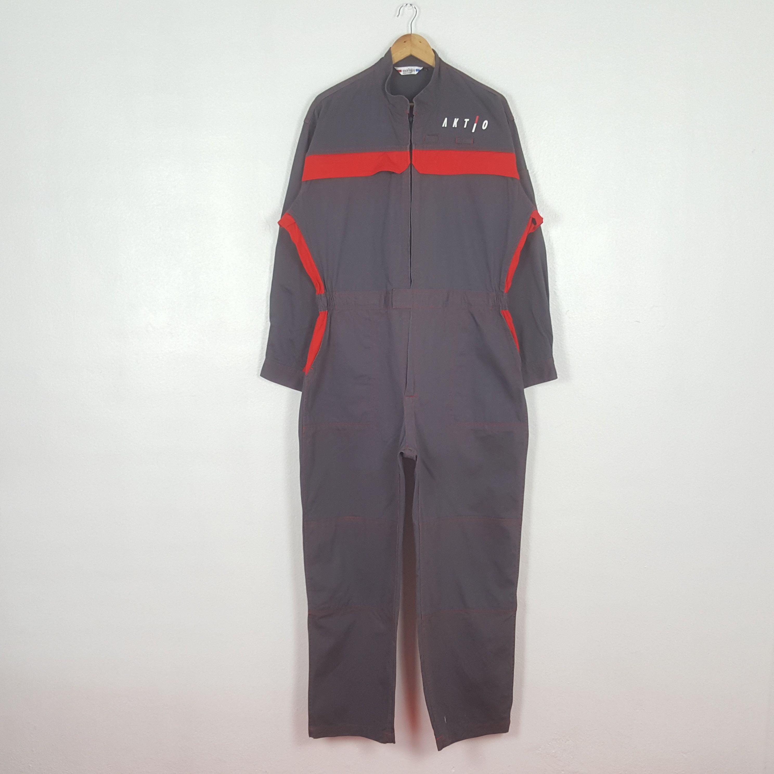 Japanese Brand Vintage Aktlo Japanese Coverall Jacket C310N7 Size US L / EU 52-54 / 3 - 4 Thumbnail
