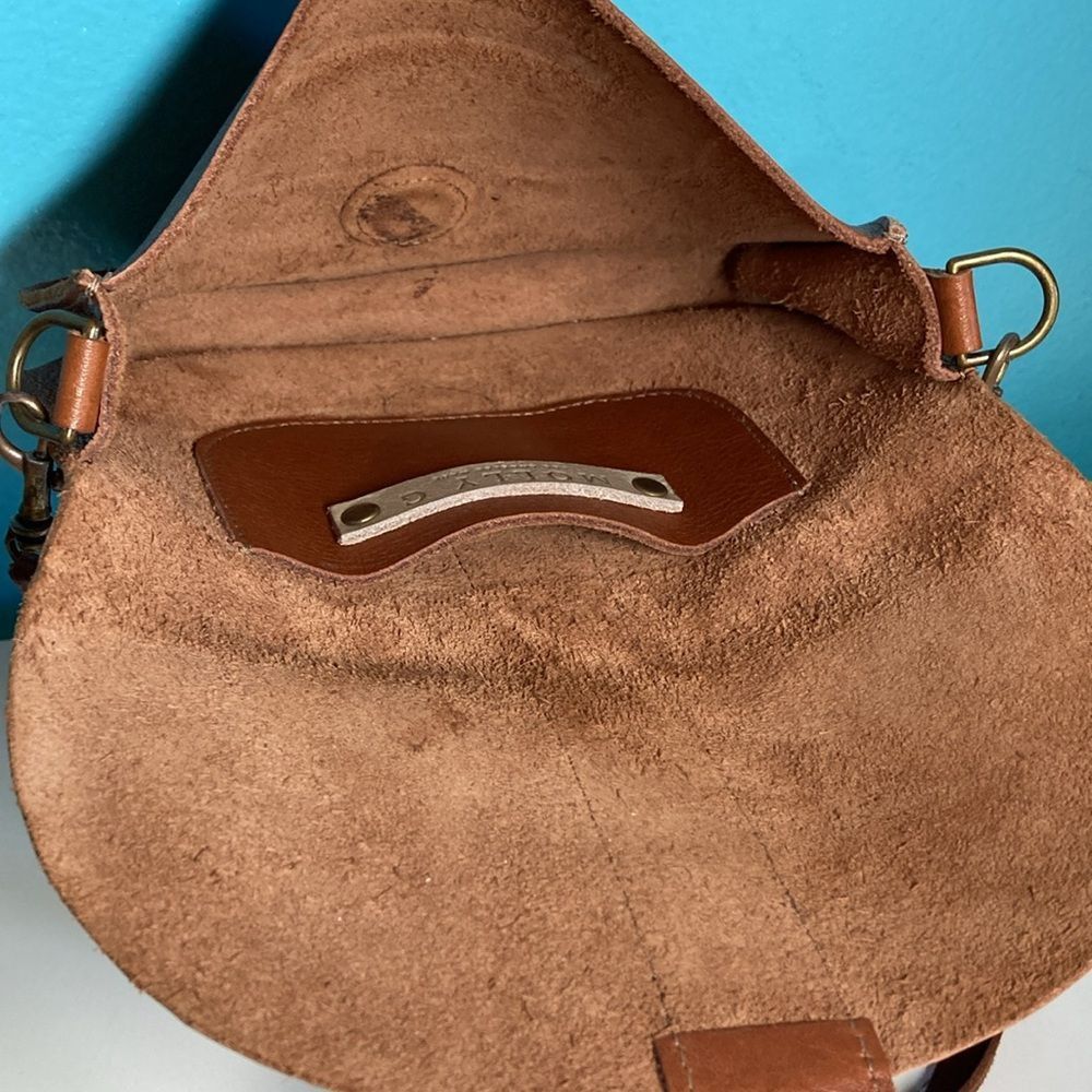 Molly Goddard Molly G Clementine Crossbody Whiskey Colored Saddle Leather Size ONE SIZE - 5 Thumbnail