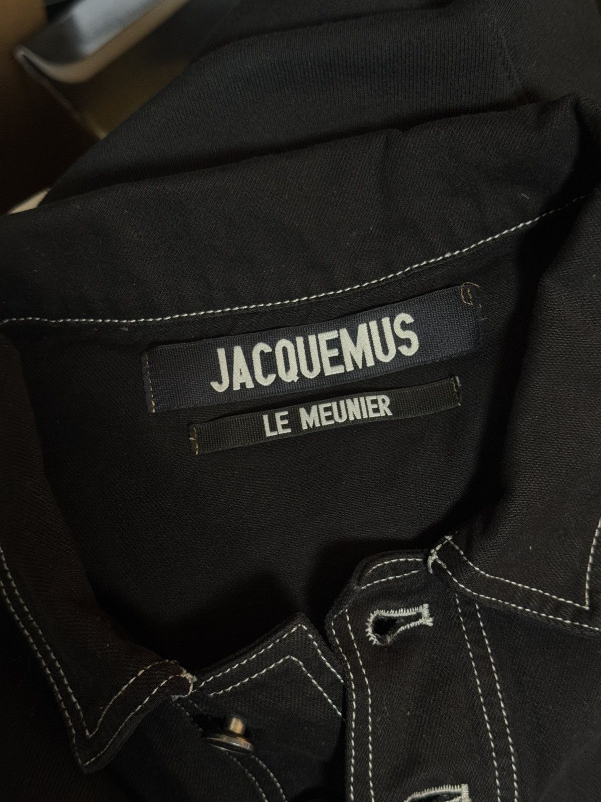 Jacquemus Jacquemus Le Meunier Contrast Stitch Pullover Jacket Size US L / EU 52-54 / 3 - 14 Thumbnail