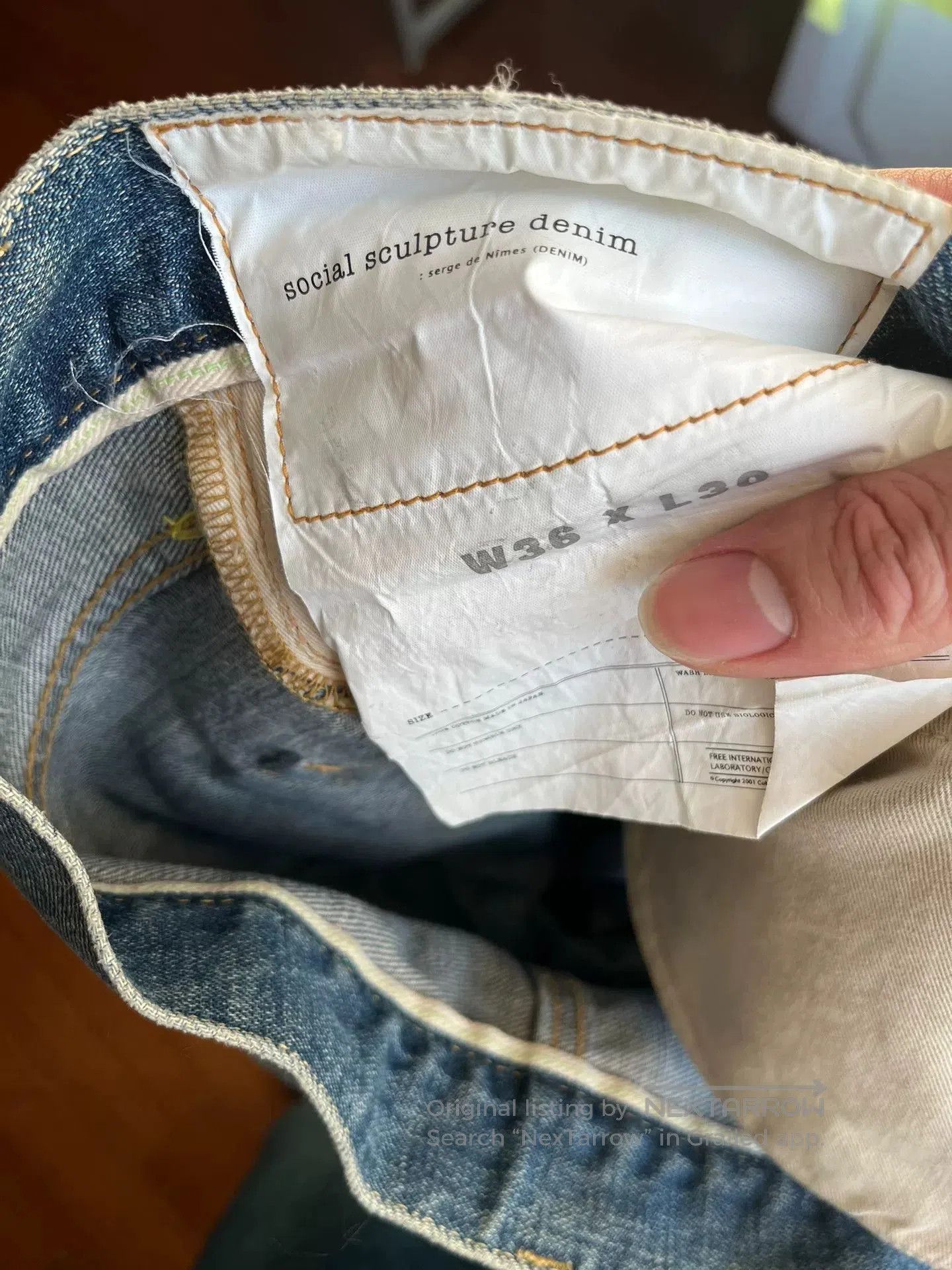 Visvim Vintage Wash Denim Jeans.