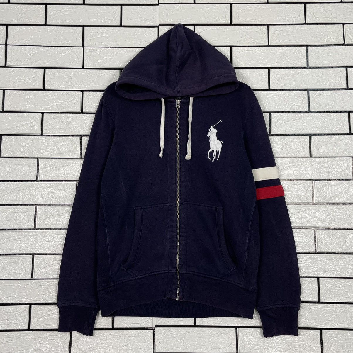 Polo Ralph Lauren Vintage Polo Ralph Lauren Zipper Hoodie Jacket Size US M / EU 48-50 / 2 - 1 Thumbnail
