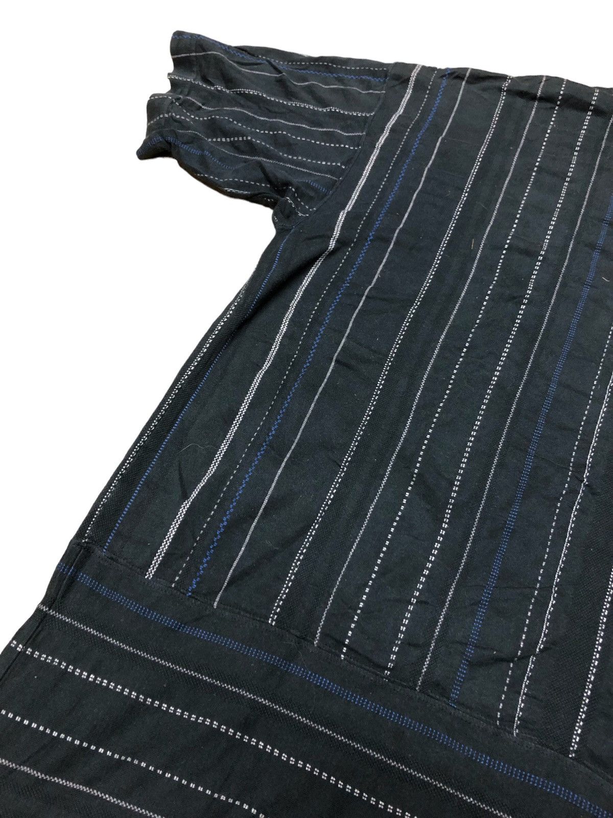 Comme des Garcons × Vintage VINTAGE STRIPED PATCHWORK COMME DES GARCON SHIRT Size US L / EU 52-54 / 3 - 3 Thumbnail