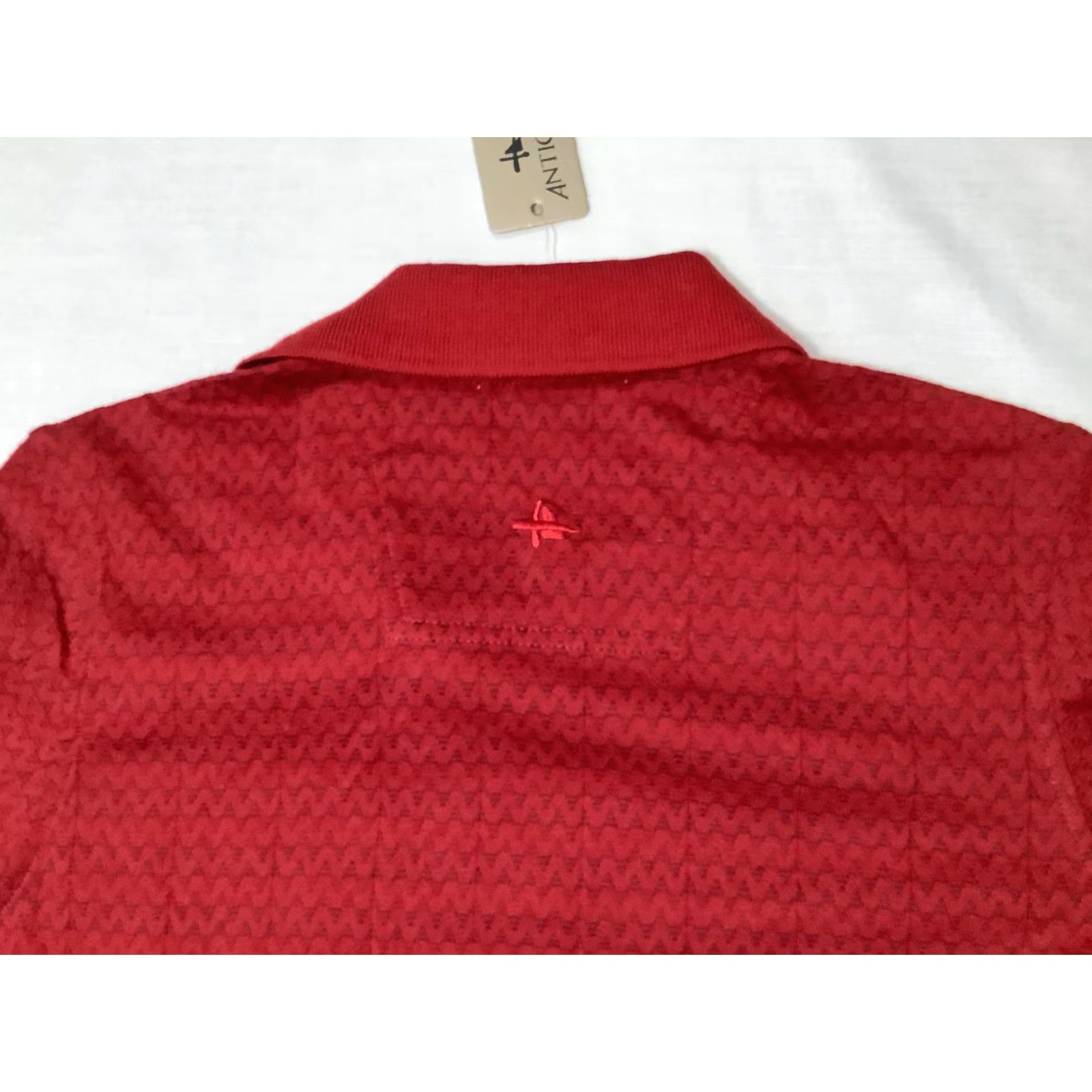 Vintage Antigua Womens Polo Shirt M Red Kraft Nabisco Championship Golf Empire Shirt Womens Black? Size M / US 6-8 / IT 42-44 - 7 Thumbnail