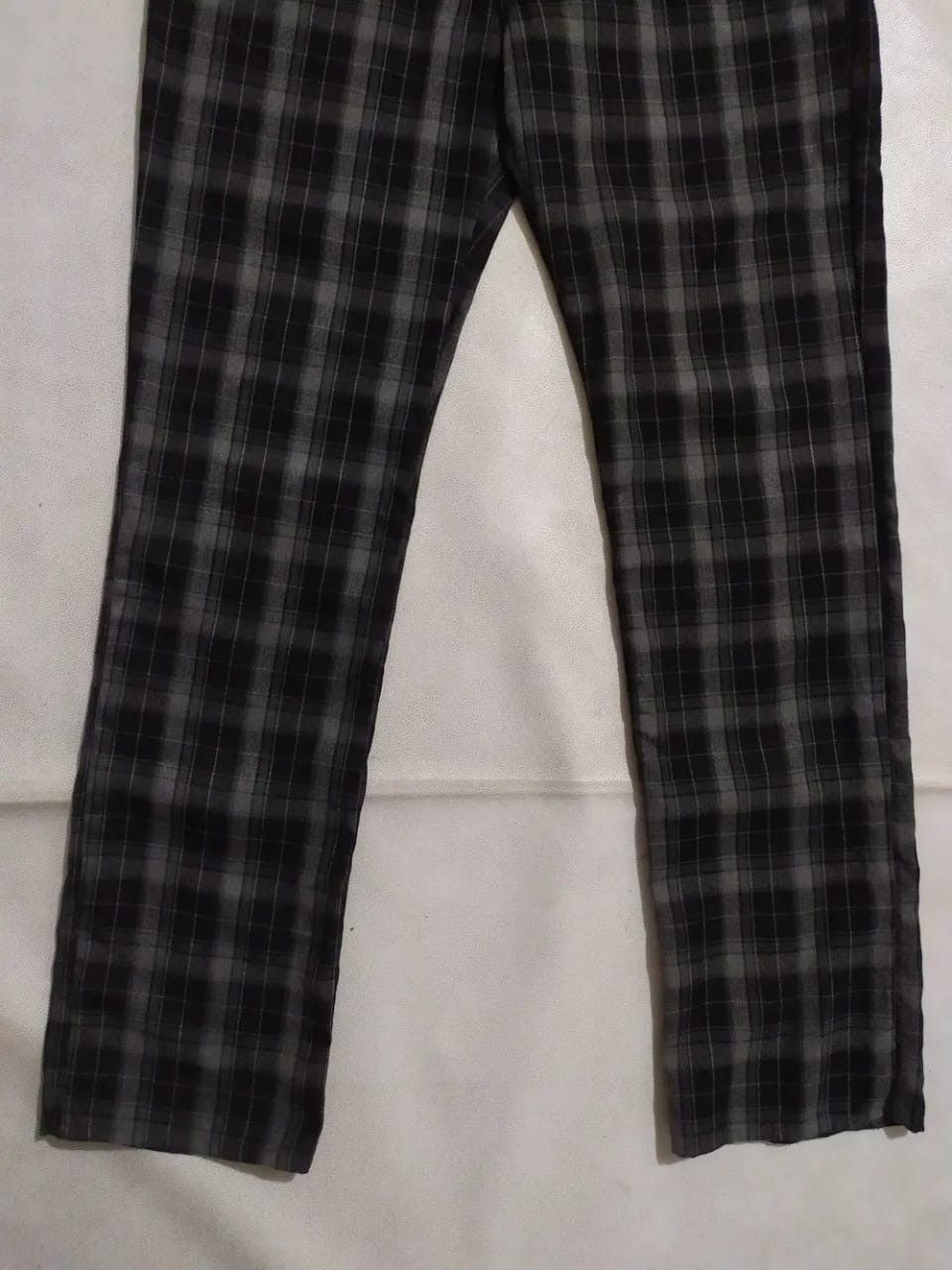Japanese Brand Japanese Rag Out Checkered Double Waist Pants Size US 31 - 3 Thumbnail